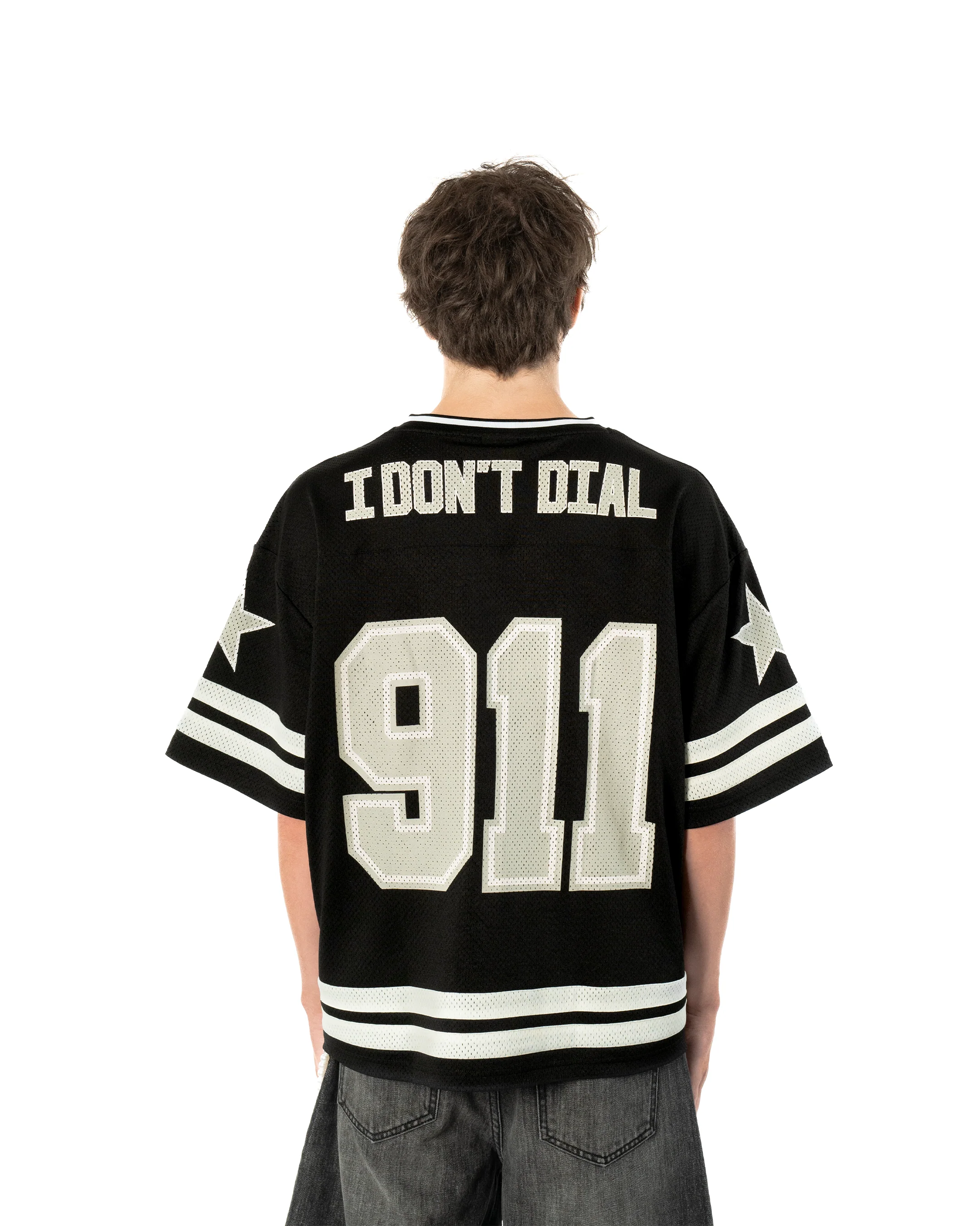 Black 911 Football Jersey - Image 3