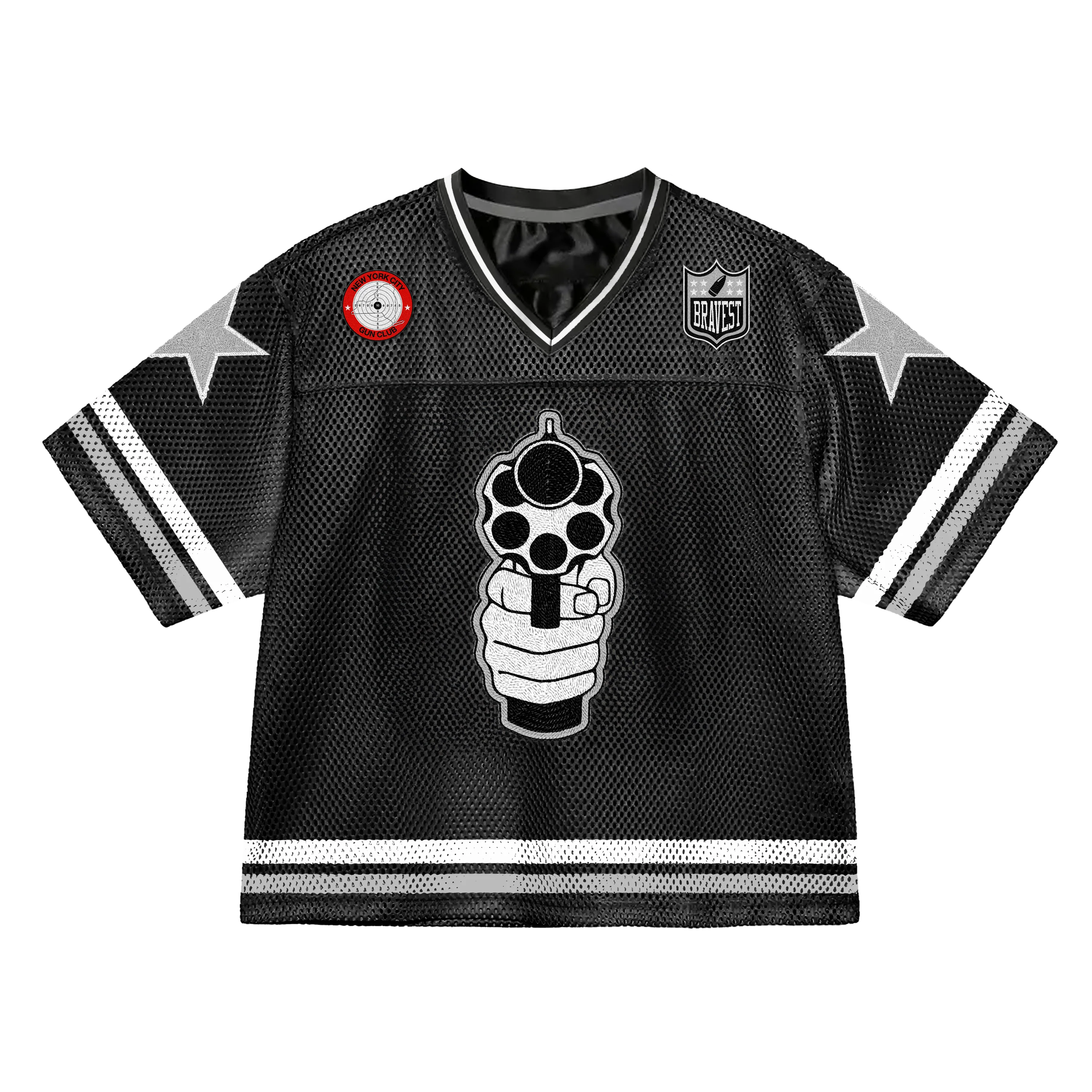 Black 911 Football Jersey - Image 4
