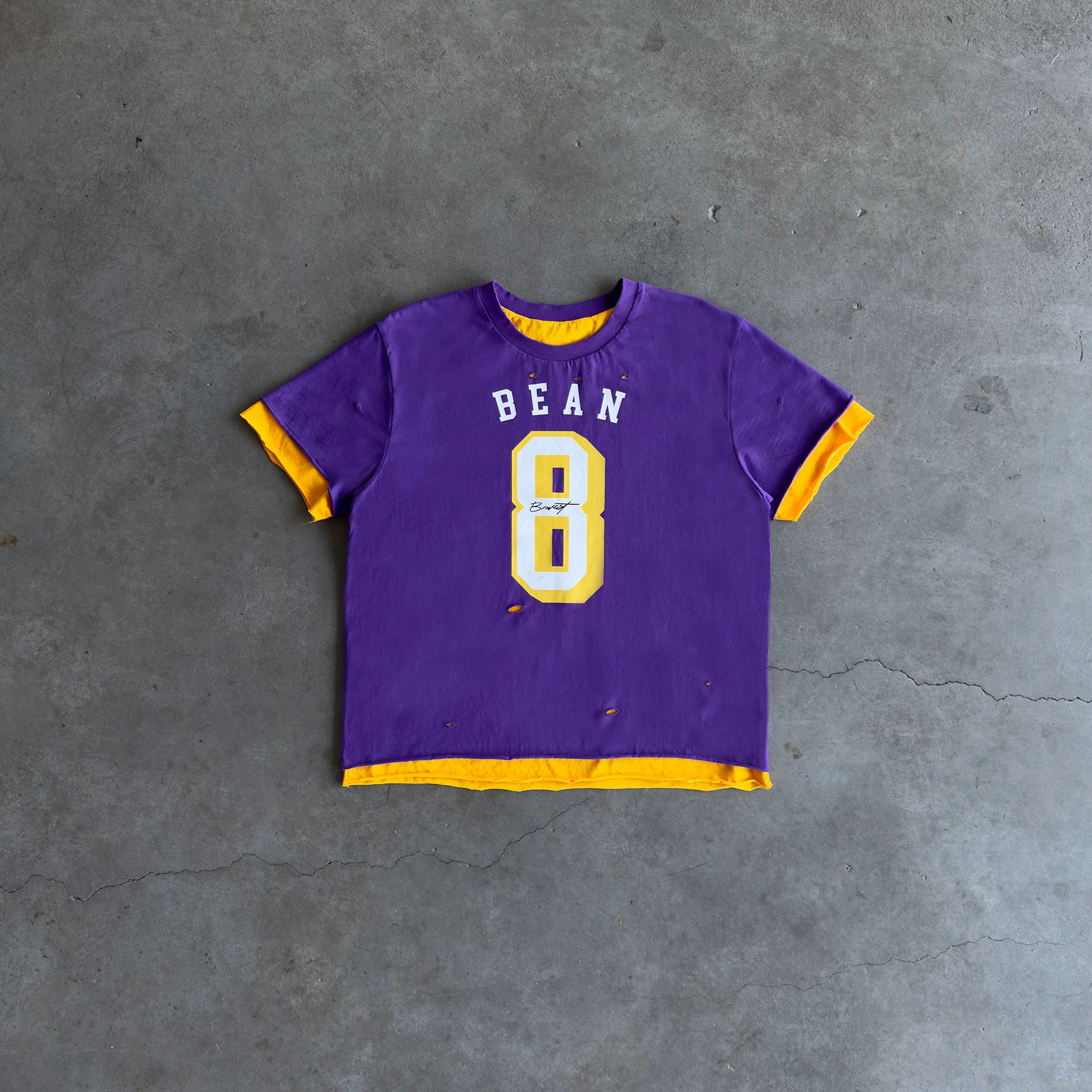 Purple Bean Double-Layer Tee - Image 2