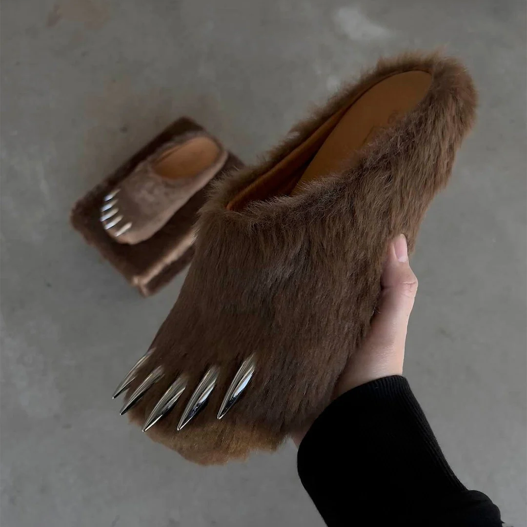 Brown Bear Claw Mules - Image 5