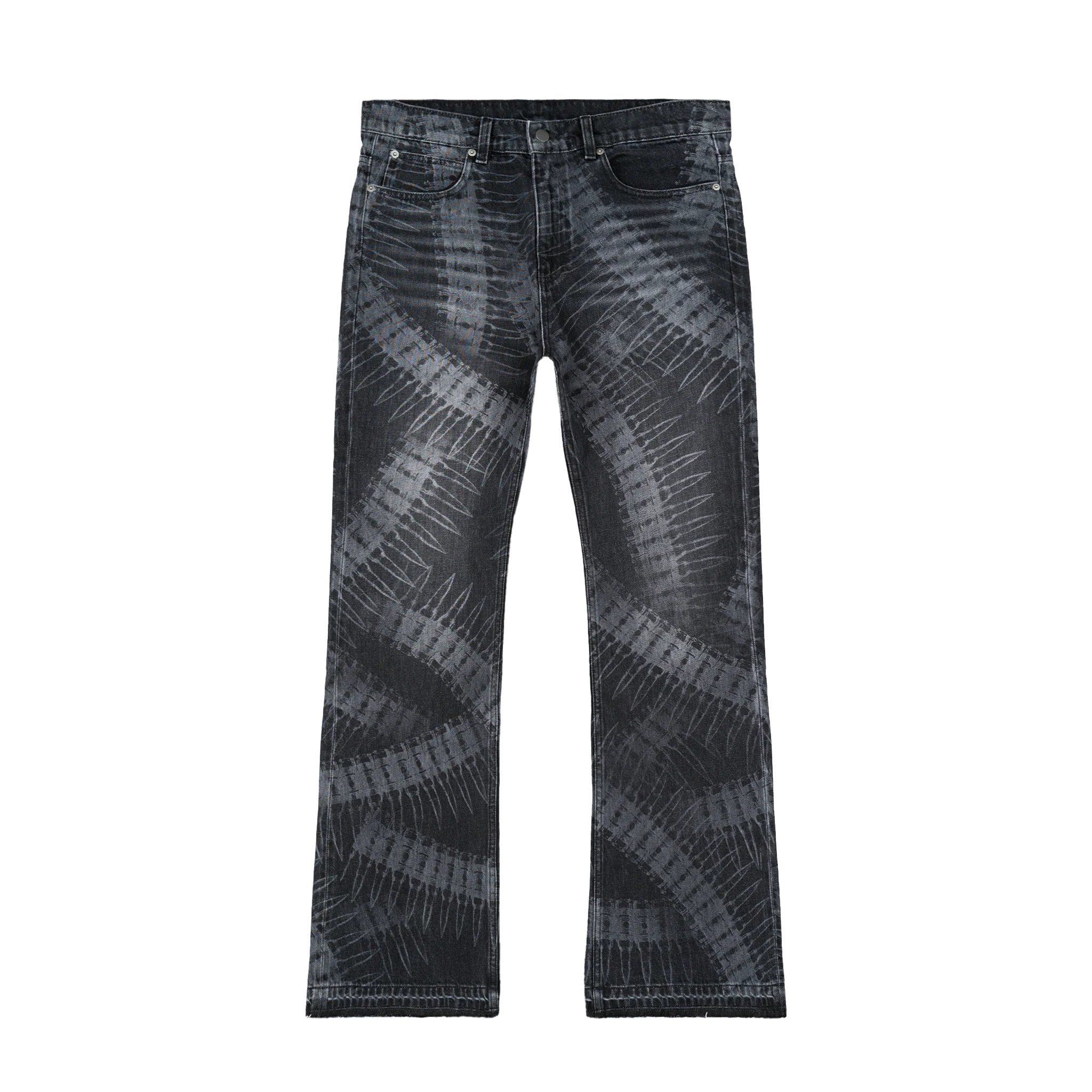 Black Bullet Flare Denim - Image 2