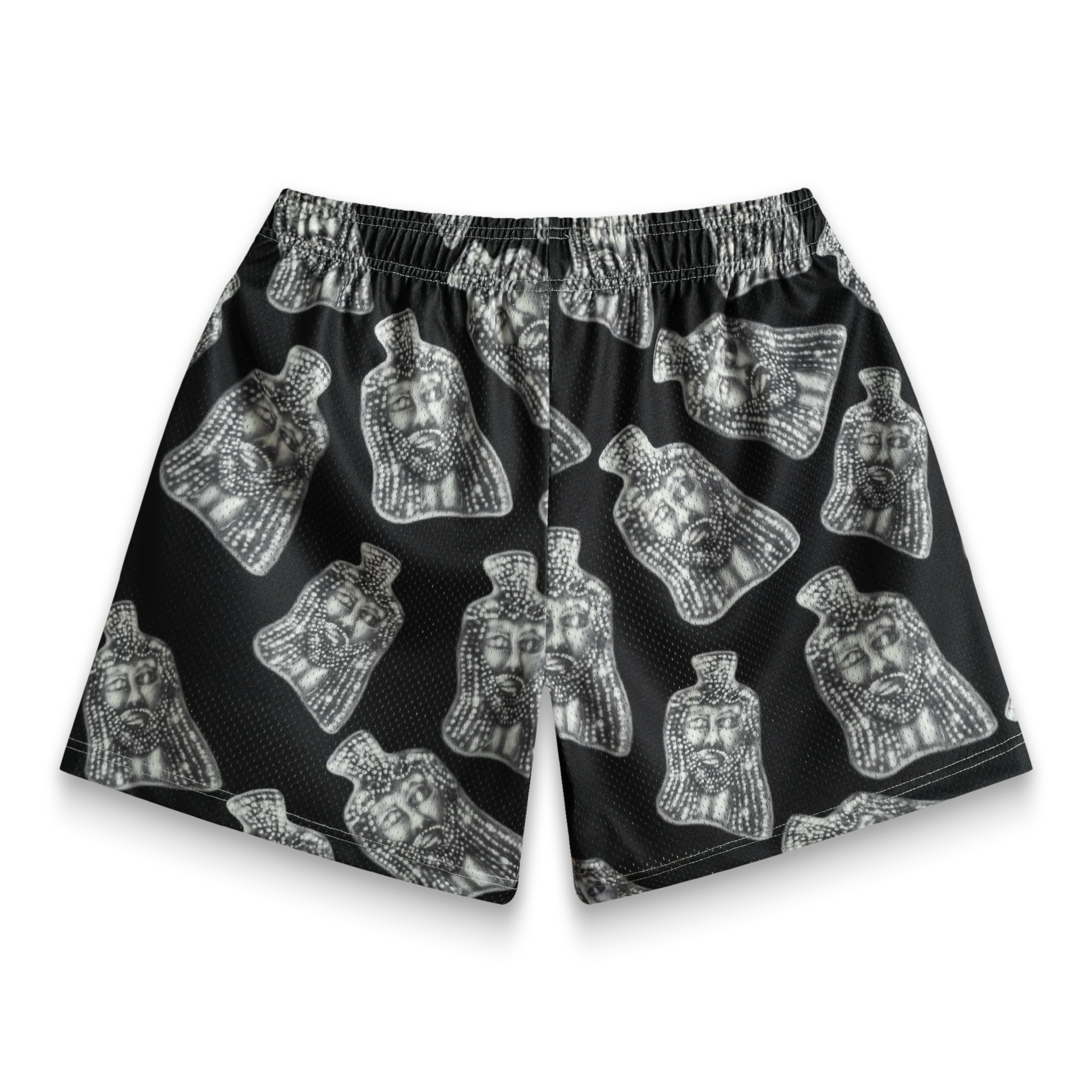 Black Jesus Piece Shorts - Image 3