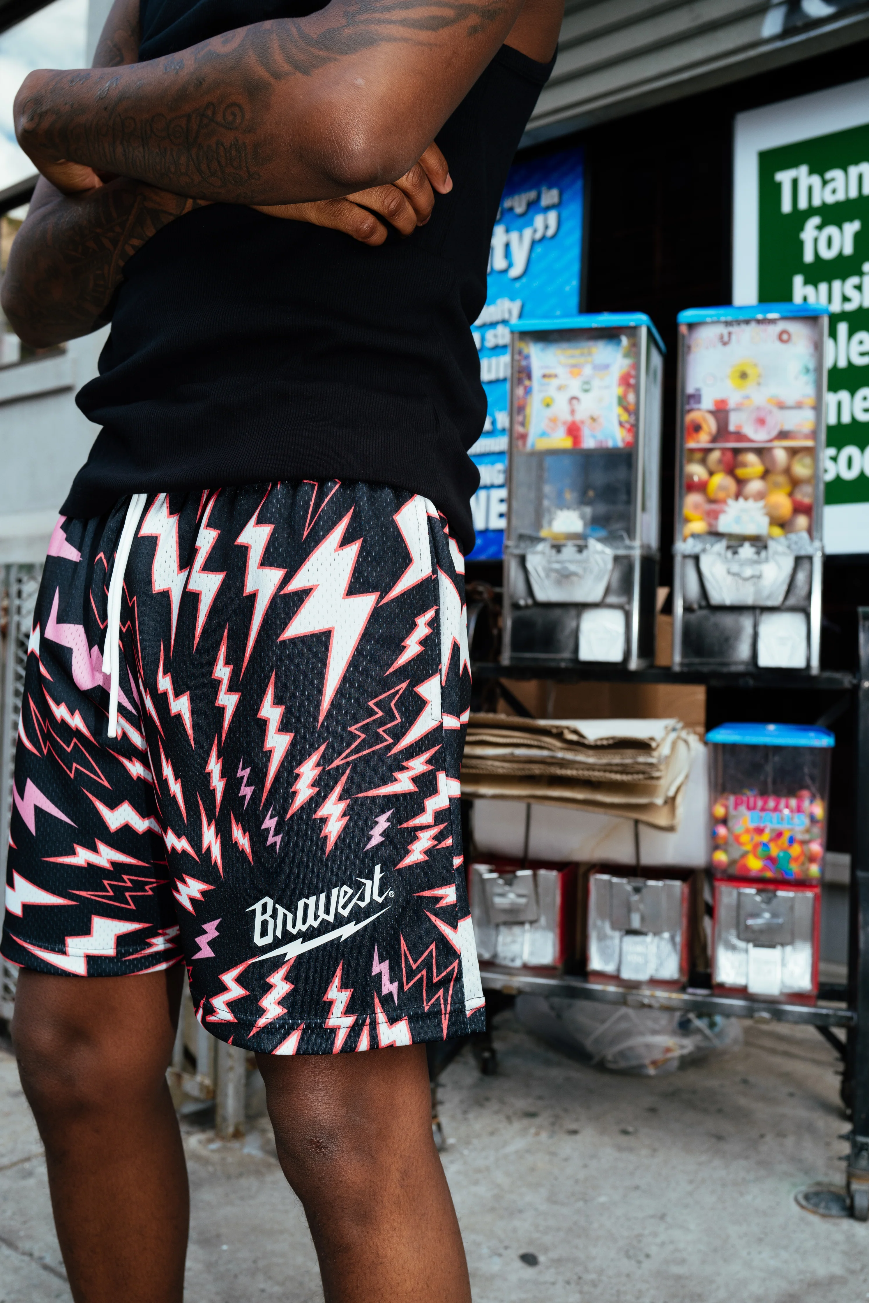 Black Lightning Shorts - Image 3