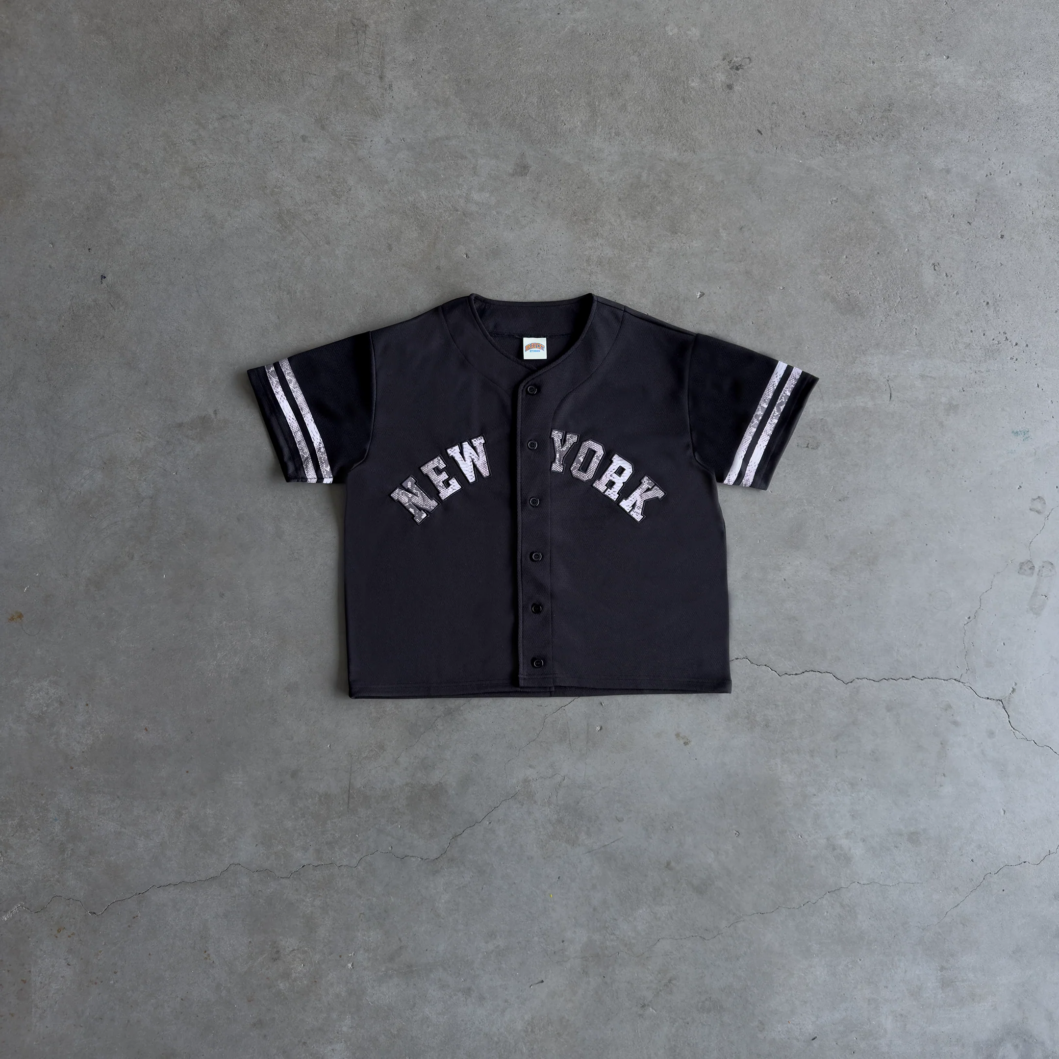 Black NY Baseball Jersey - Image 4