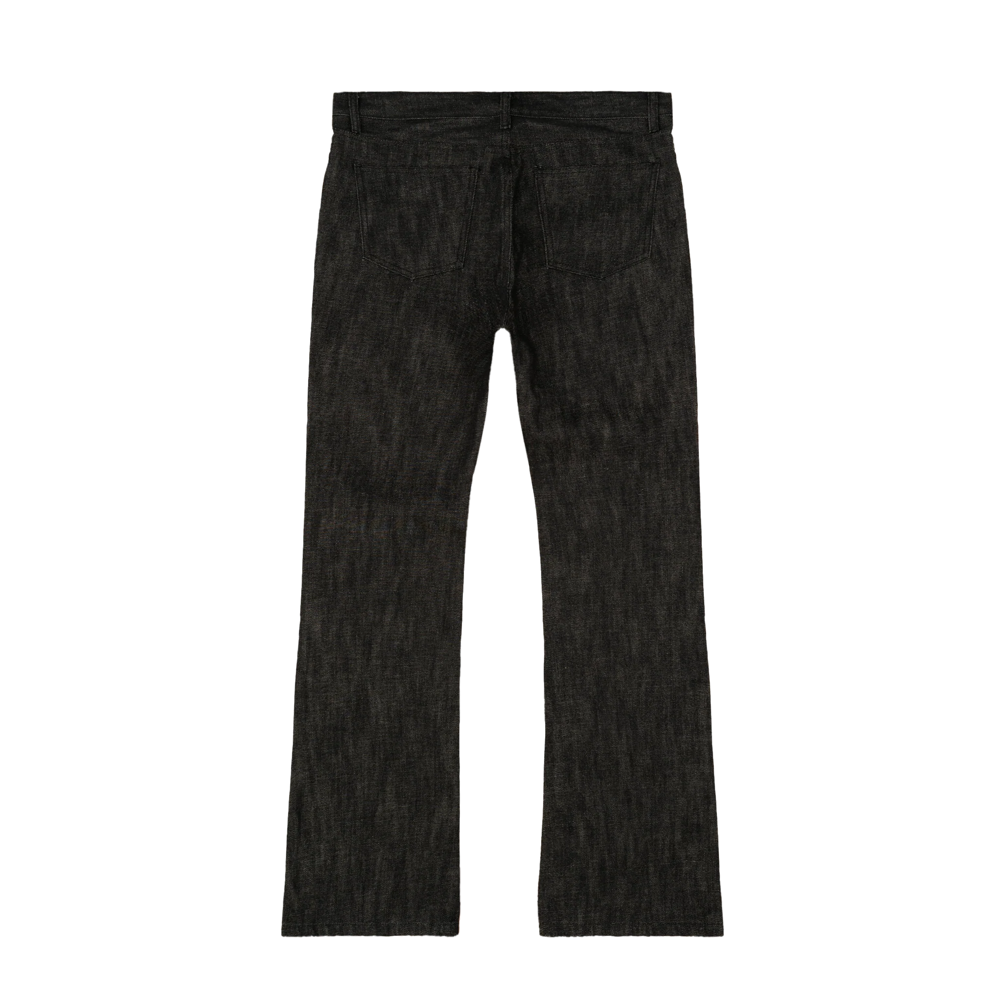 Black Raw Flare Denim - Image 7