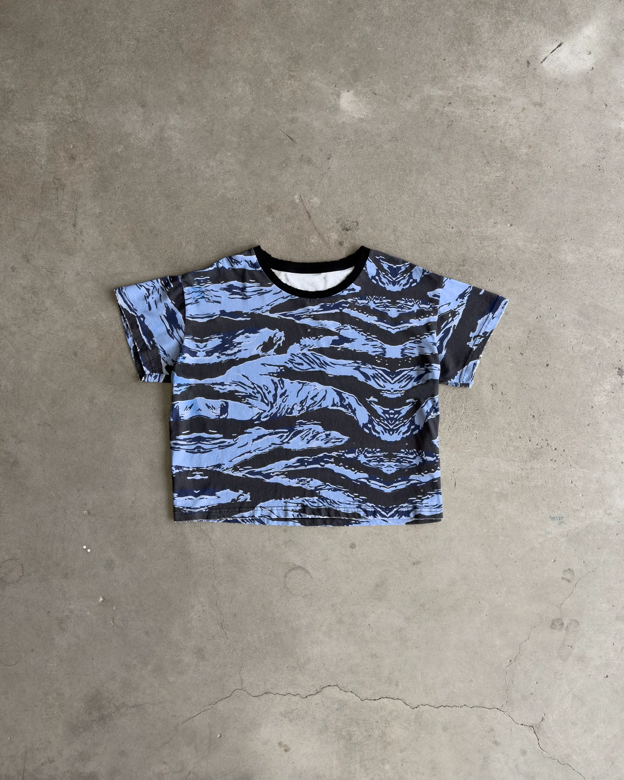 Blue Tiger Camo Vintage Tee - Image 3