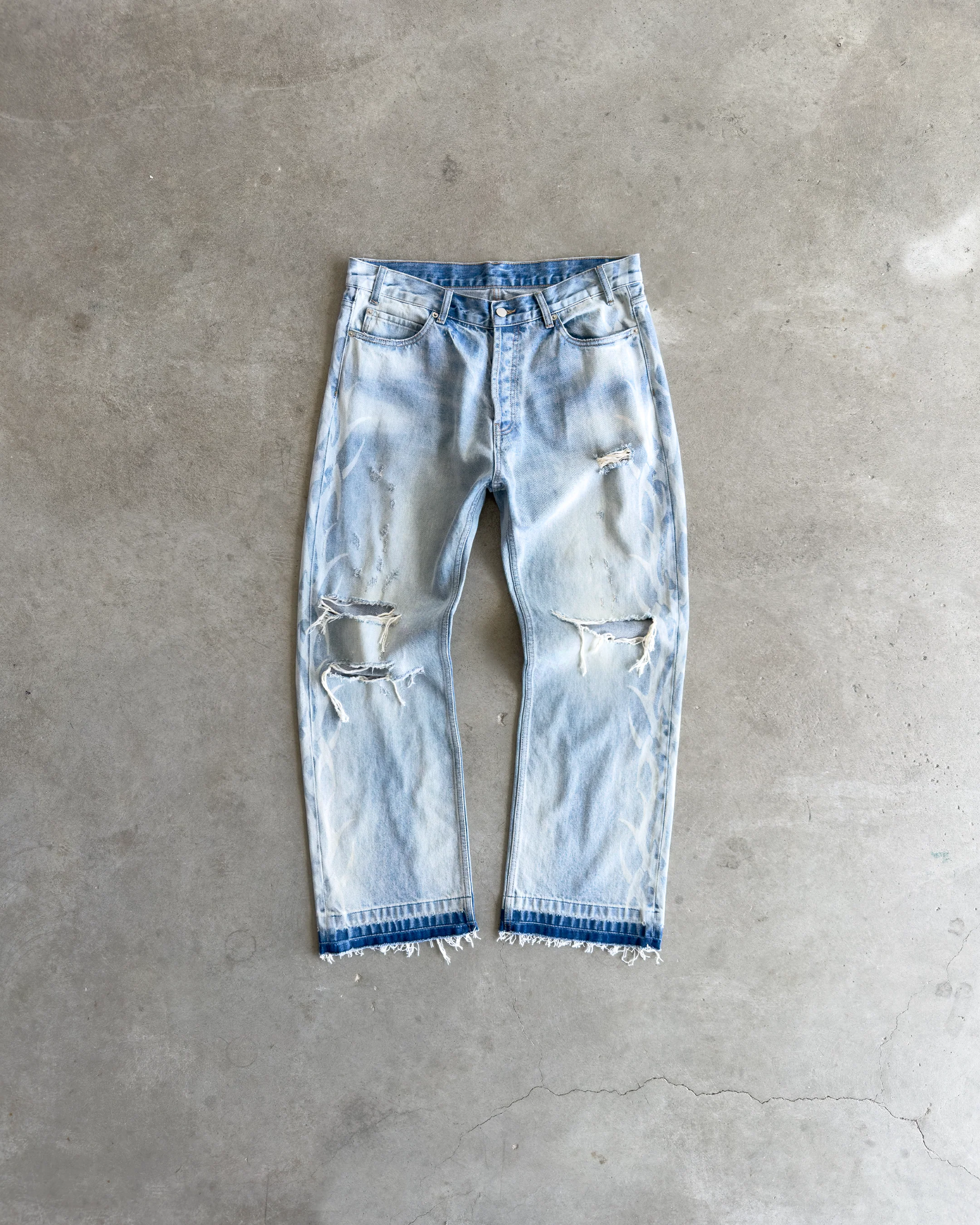 Blue Tribal Denim - Image 3