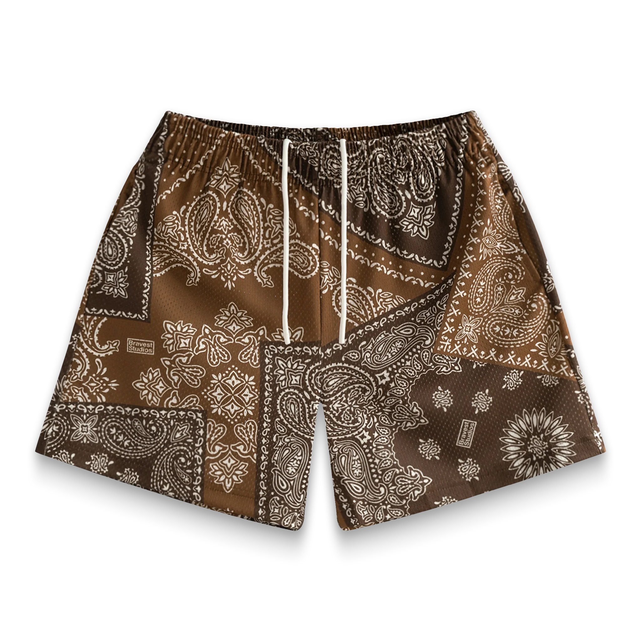 Brown Porcelain Shorts