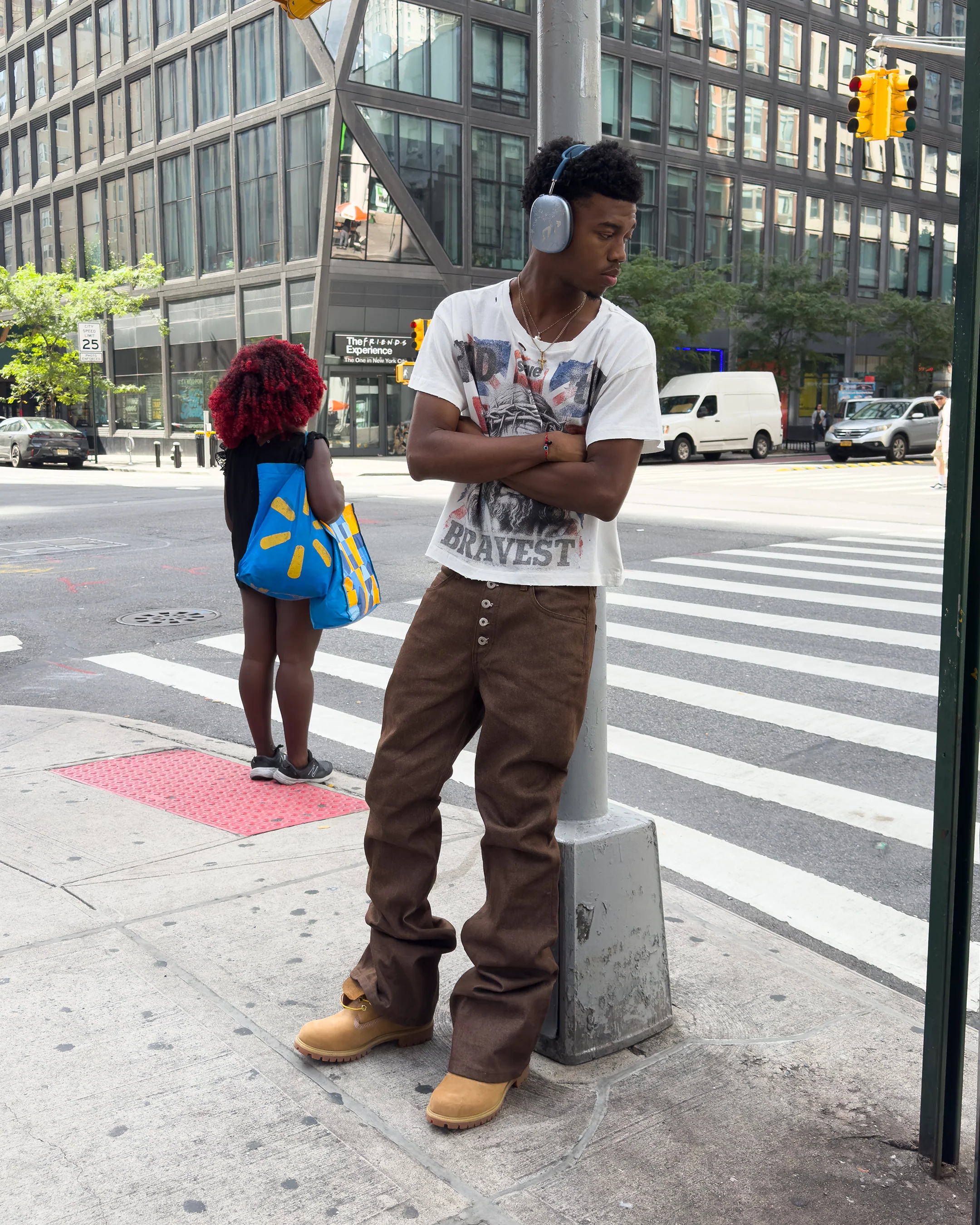 Brown Raw Flare Denim - Image 4