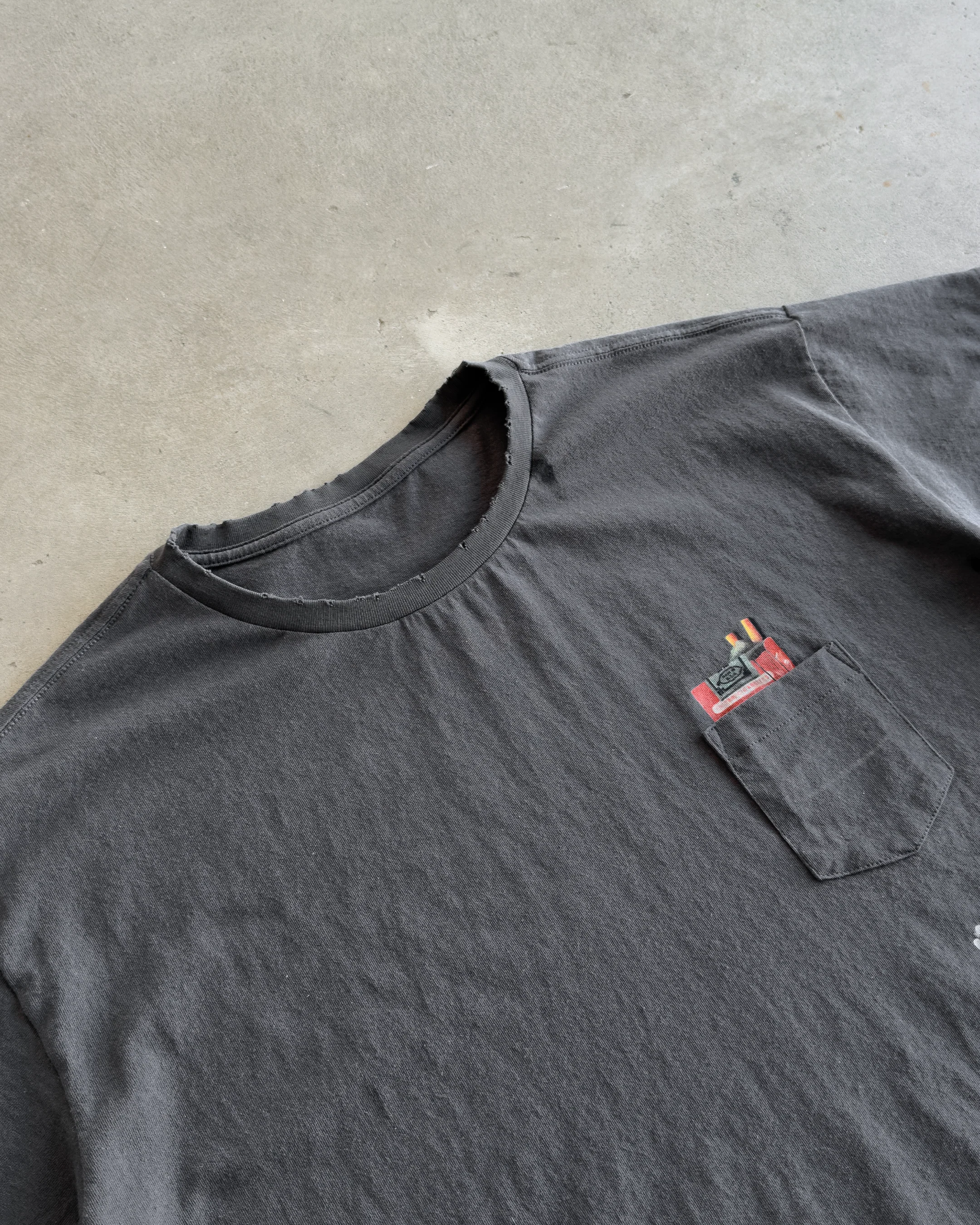 Grey Carton Vintage Pocket Tee - Image 3