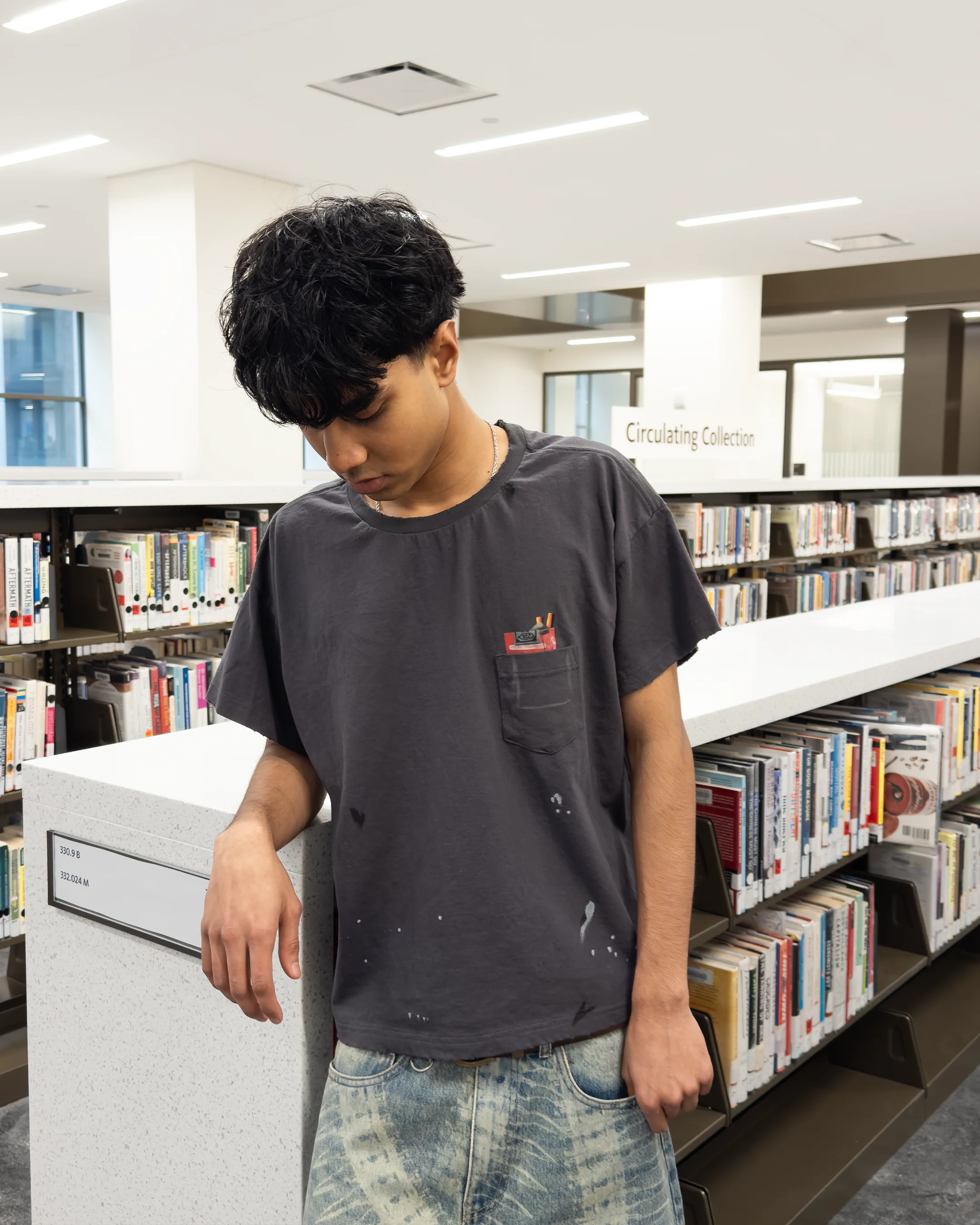 Grey Carton Vintage Pocket Tee - Image 6
