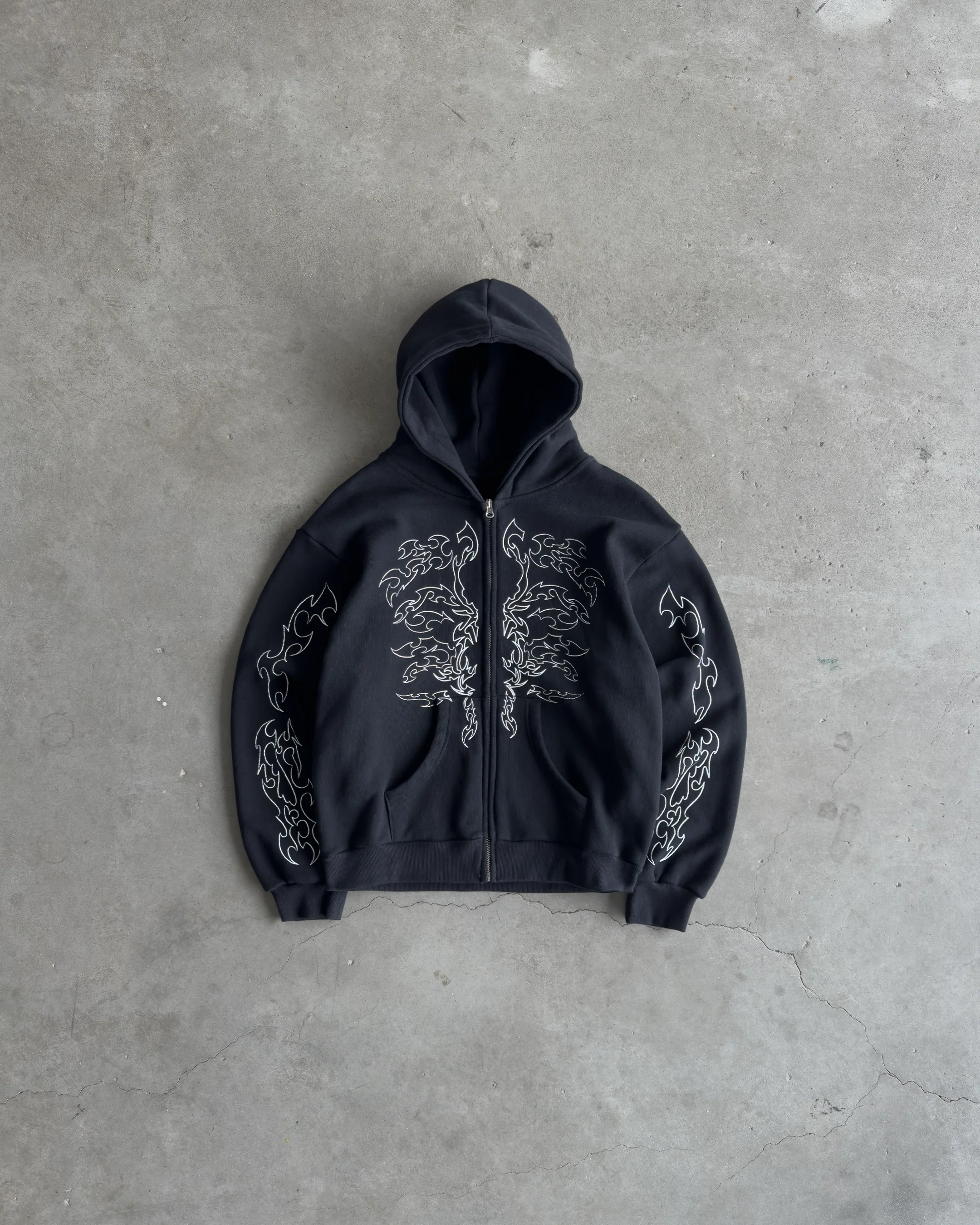 Cyber Zip Up Hoodie - Image 5