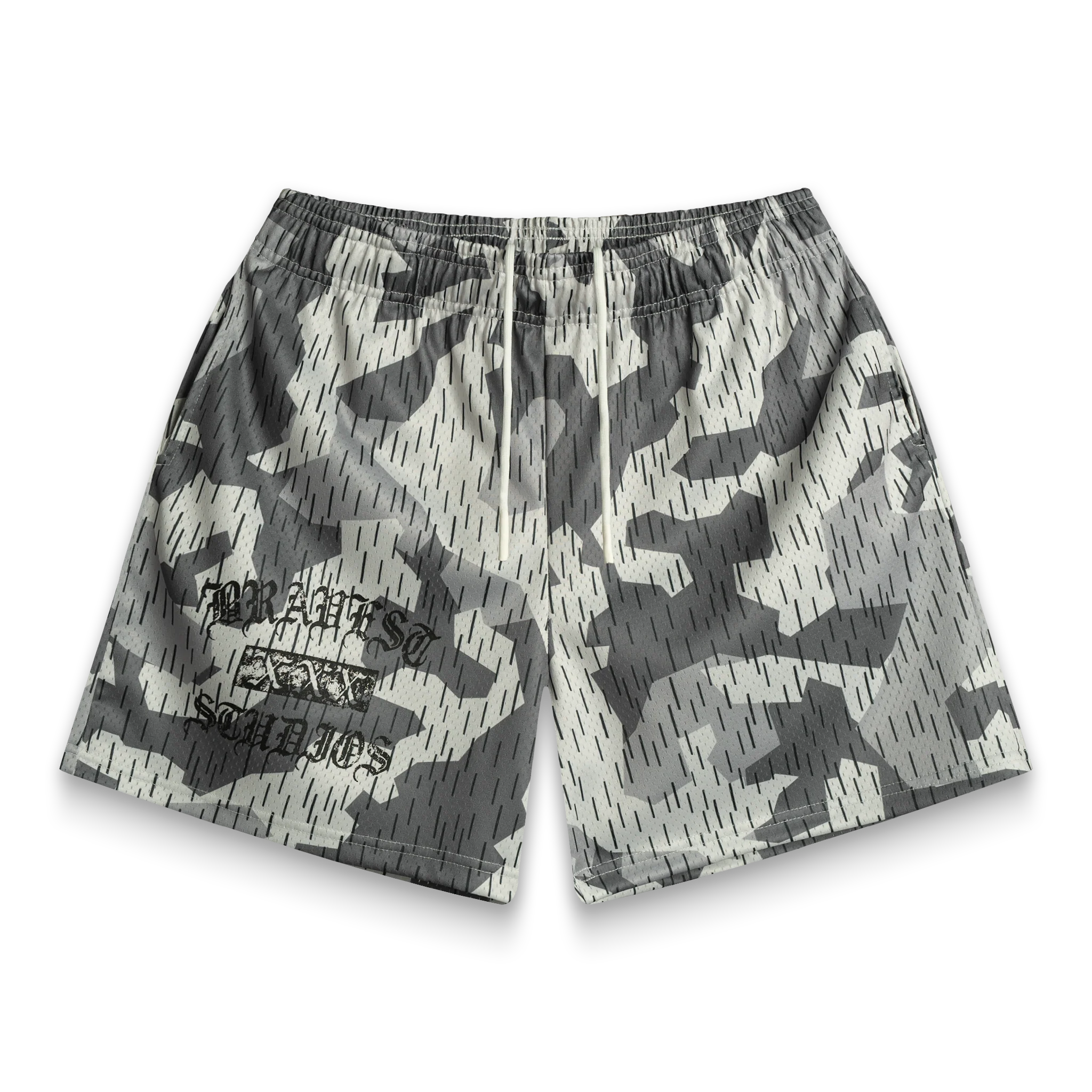 Grey Splinter Shorts