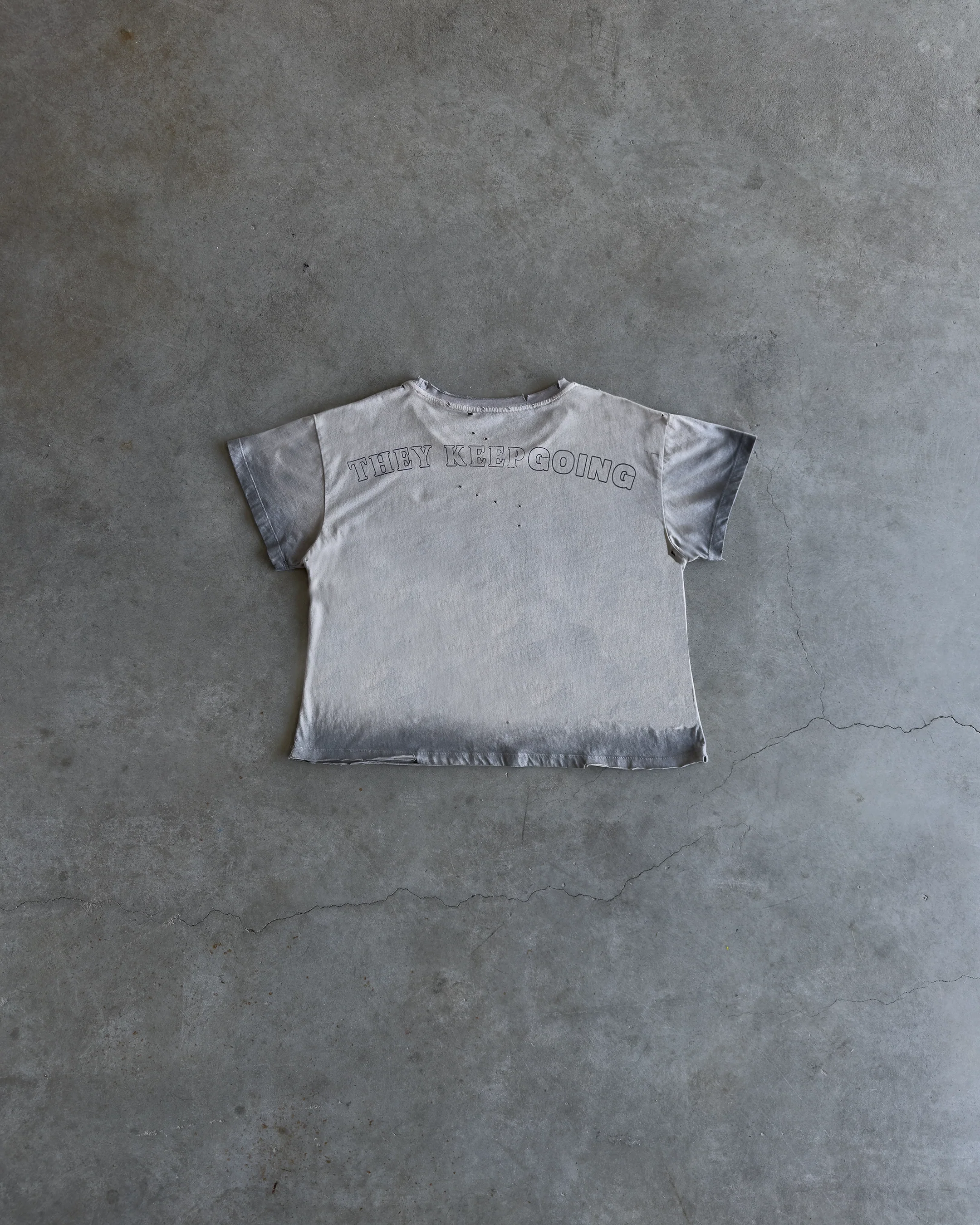 Horses Vintage Tee Grey - Image 4