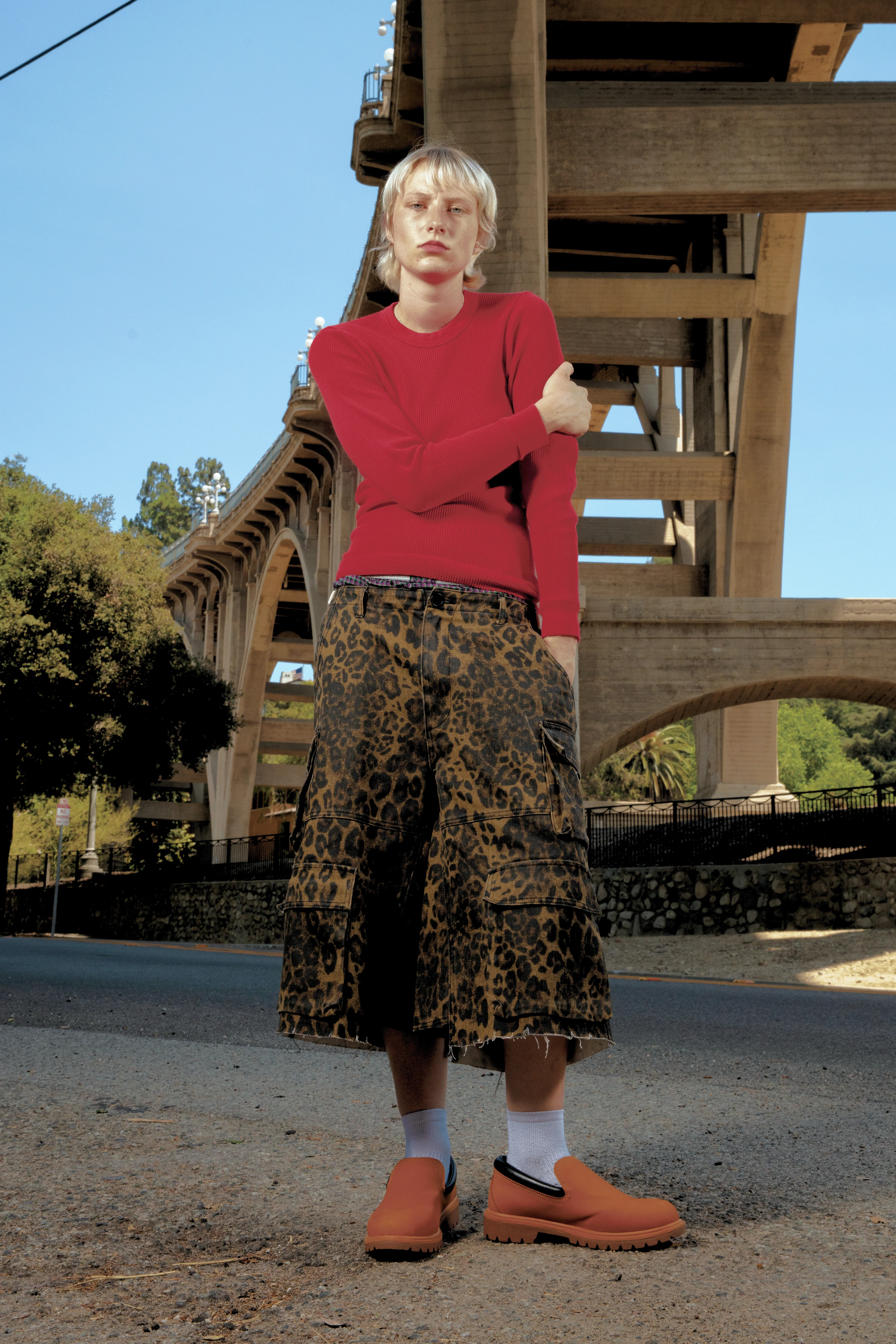 Leopard Baggy Cargo Shorts - Image 6