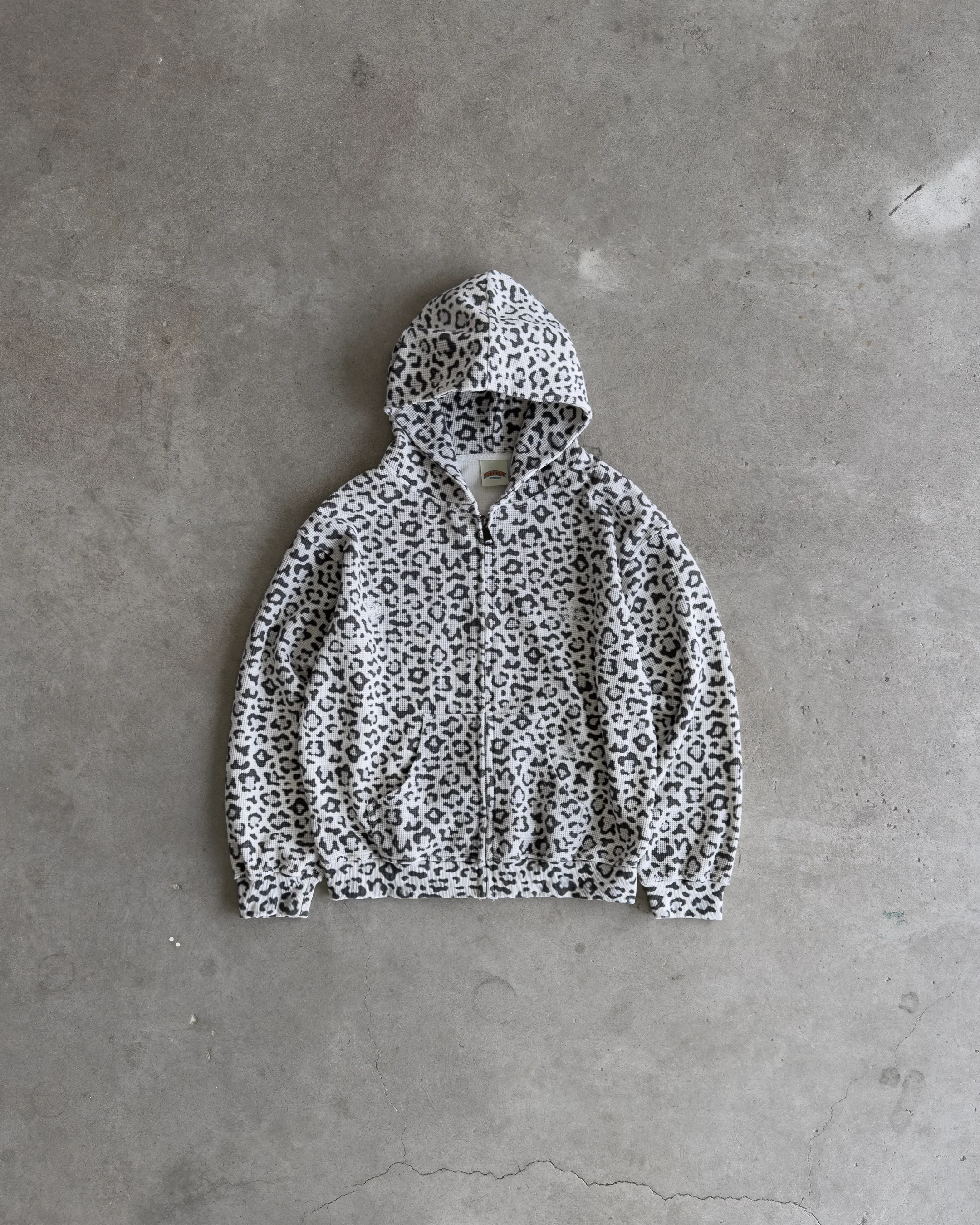 Leopard Thermal Zip Hoodie - Image 3
