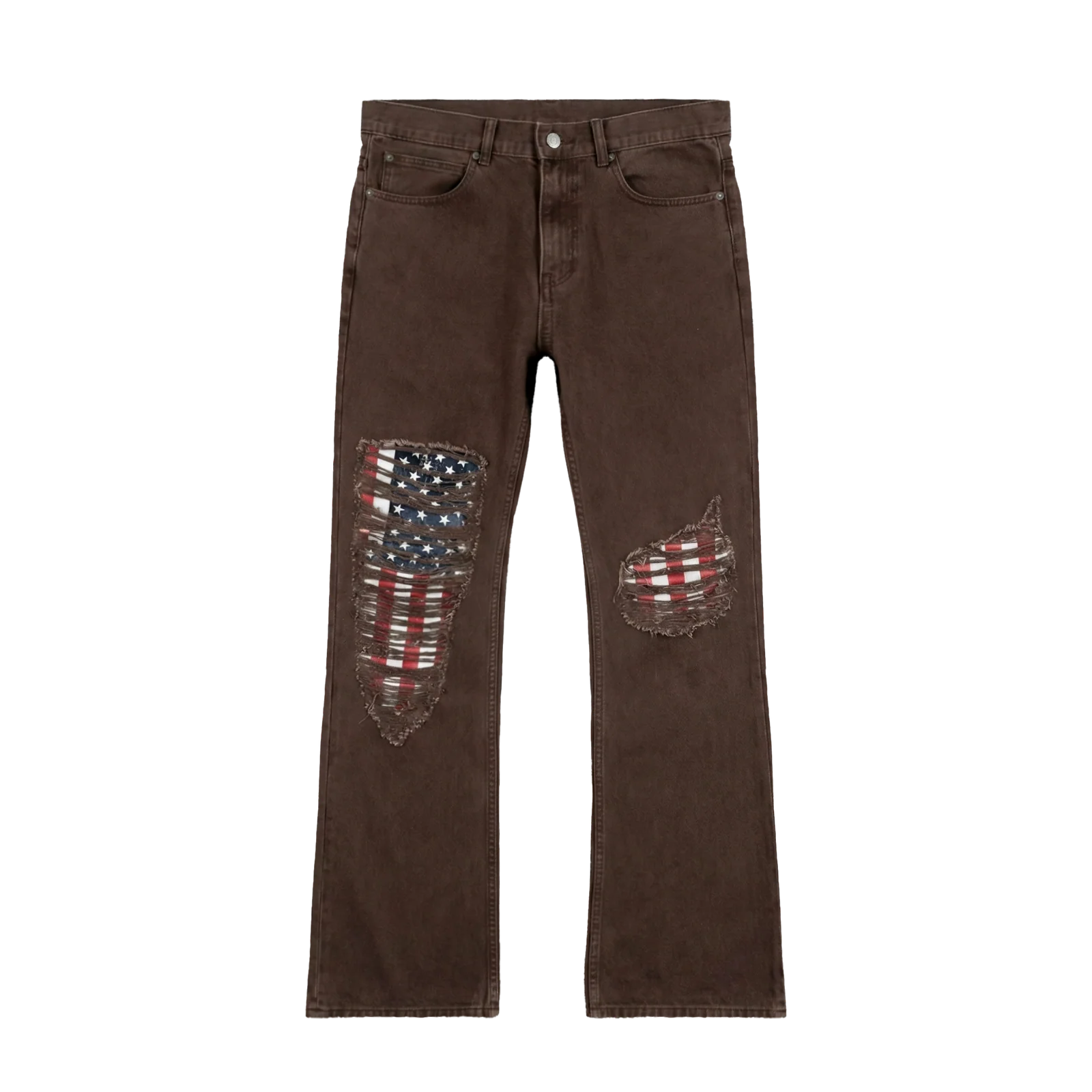 Brown Liberty Flare Denim - Image 3