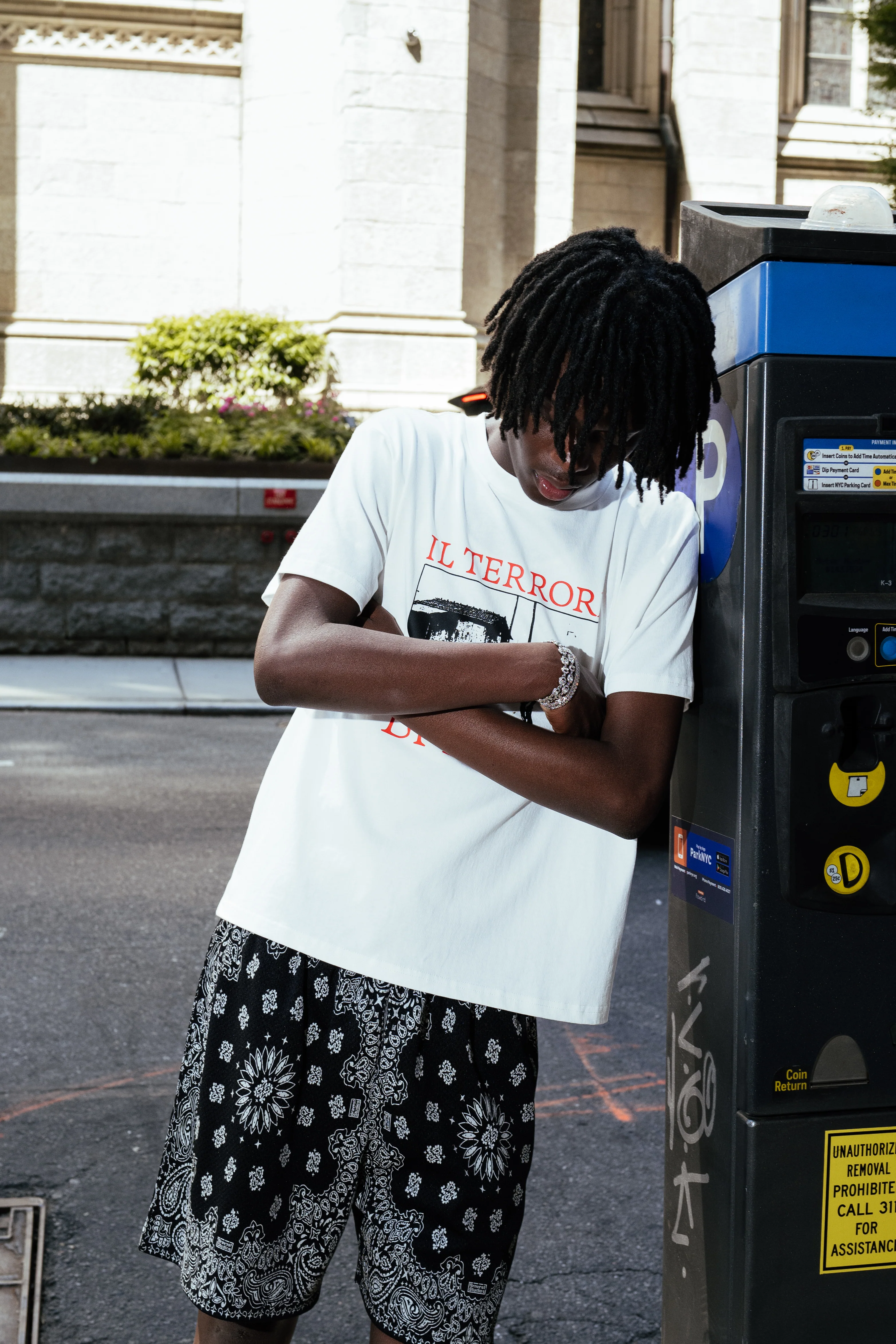 Onyx Paisley Shorts - Image 3