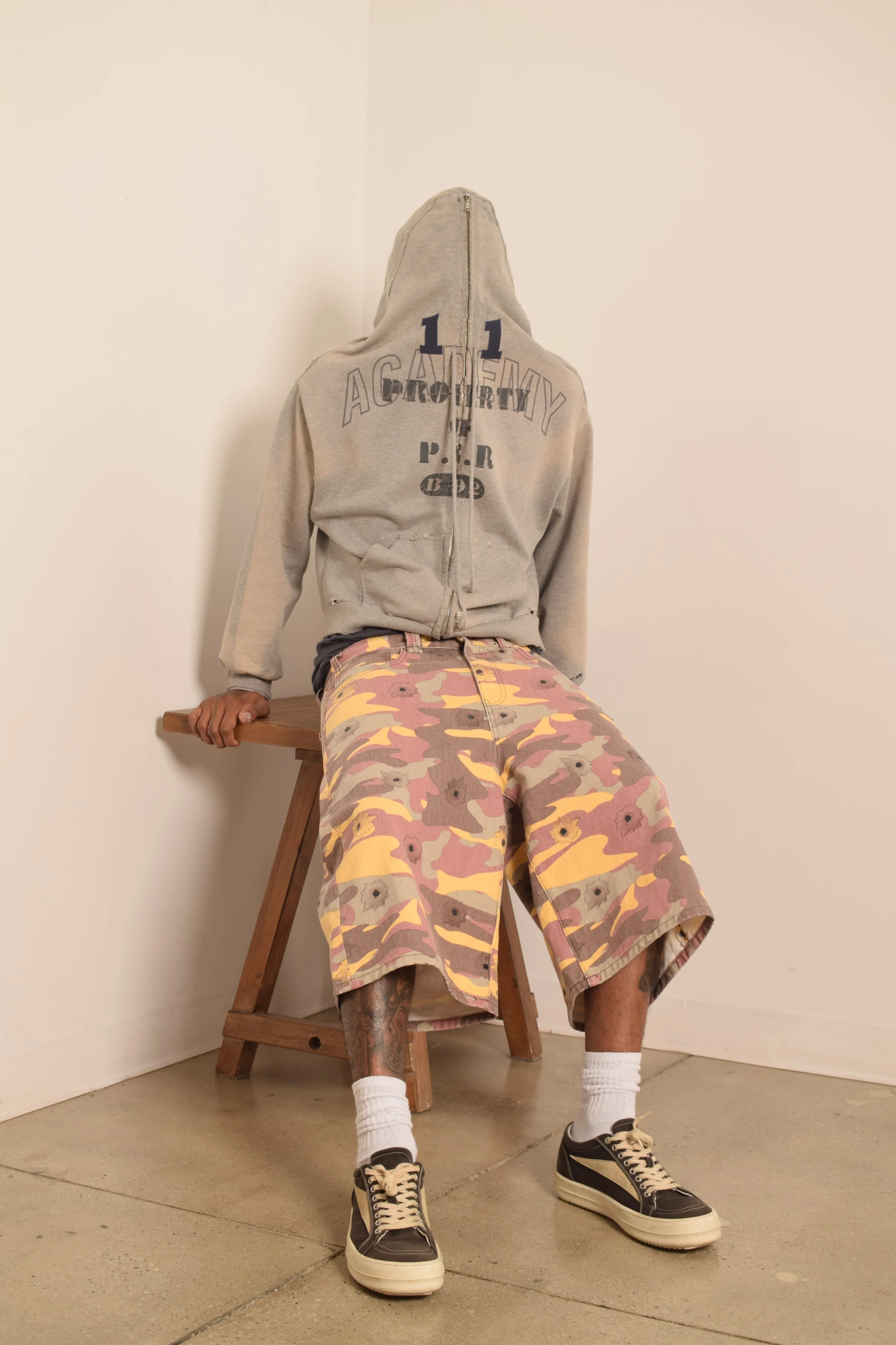 Paris Camo Jorts - Image 3