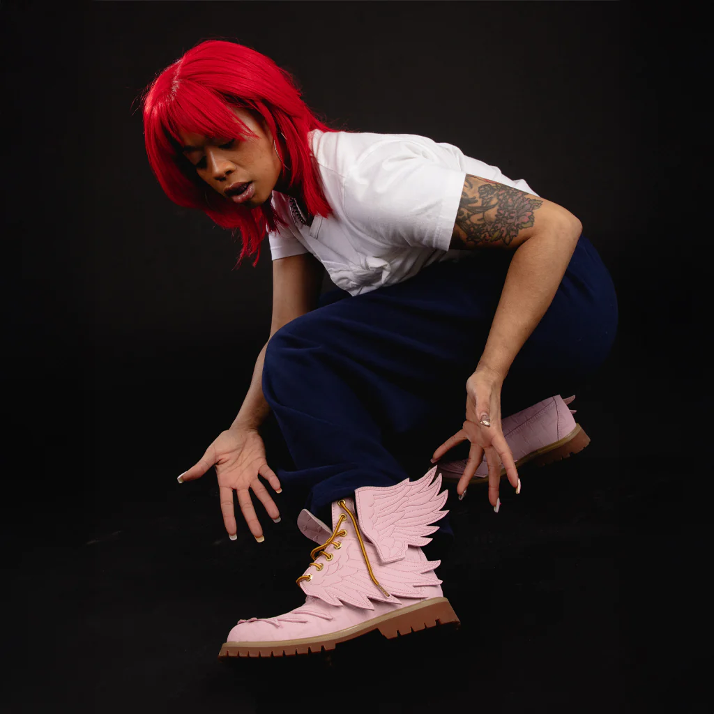 Pink Wing Boots - Image 4