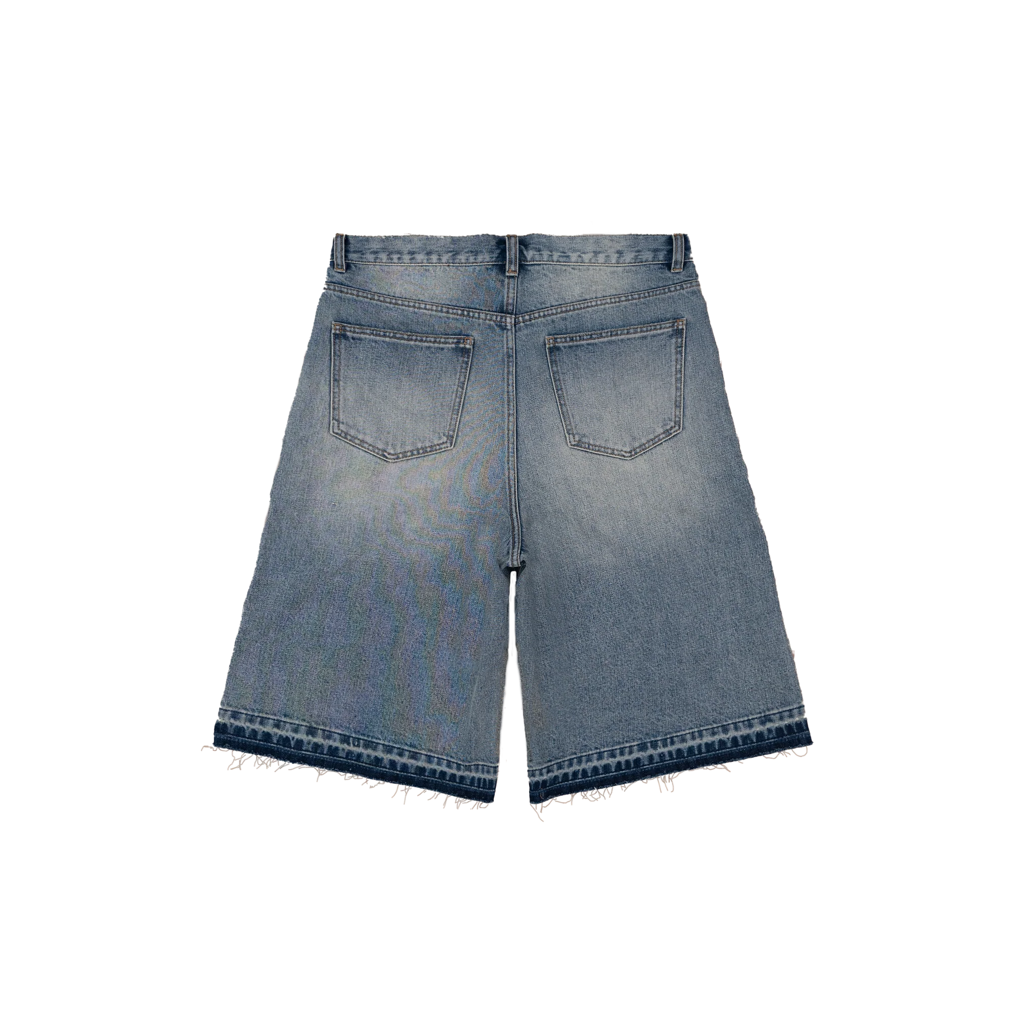 Vintage Blue Pistol Jorts - Image 4