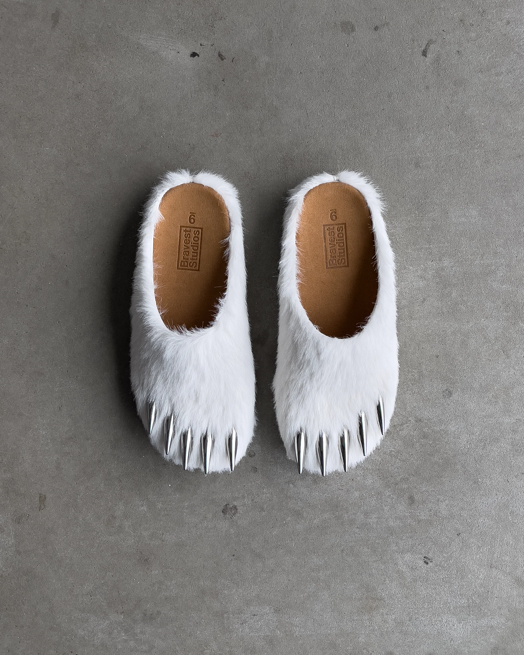 White Bear Claw Mules - Image 6