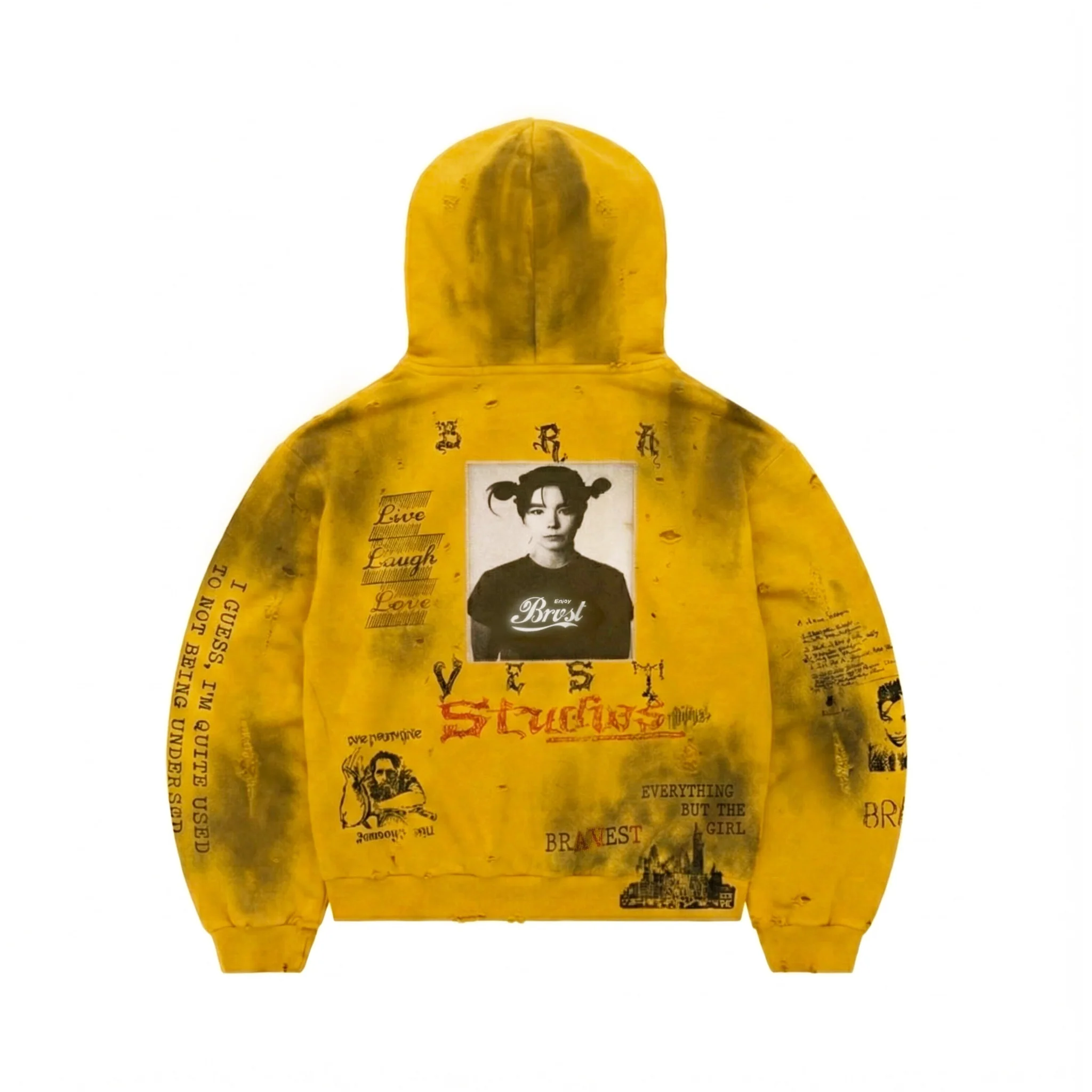 Yellow Heirloom Hoodie - Image 2