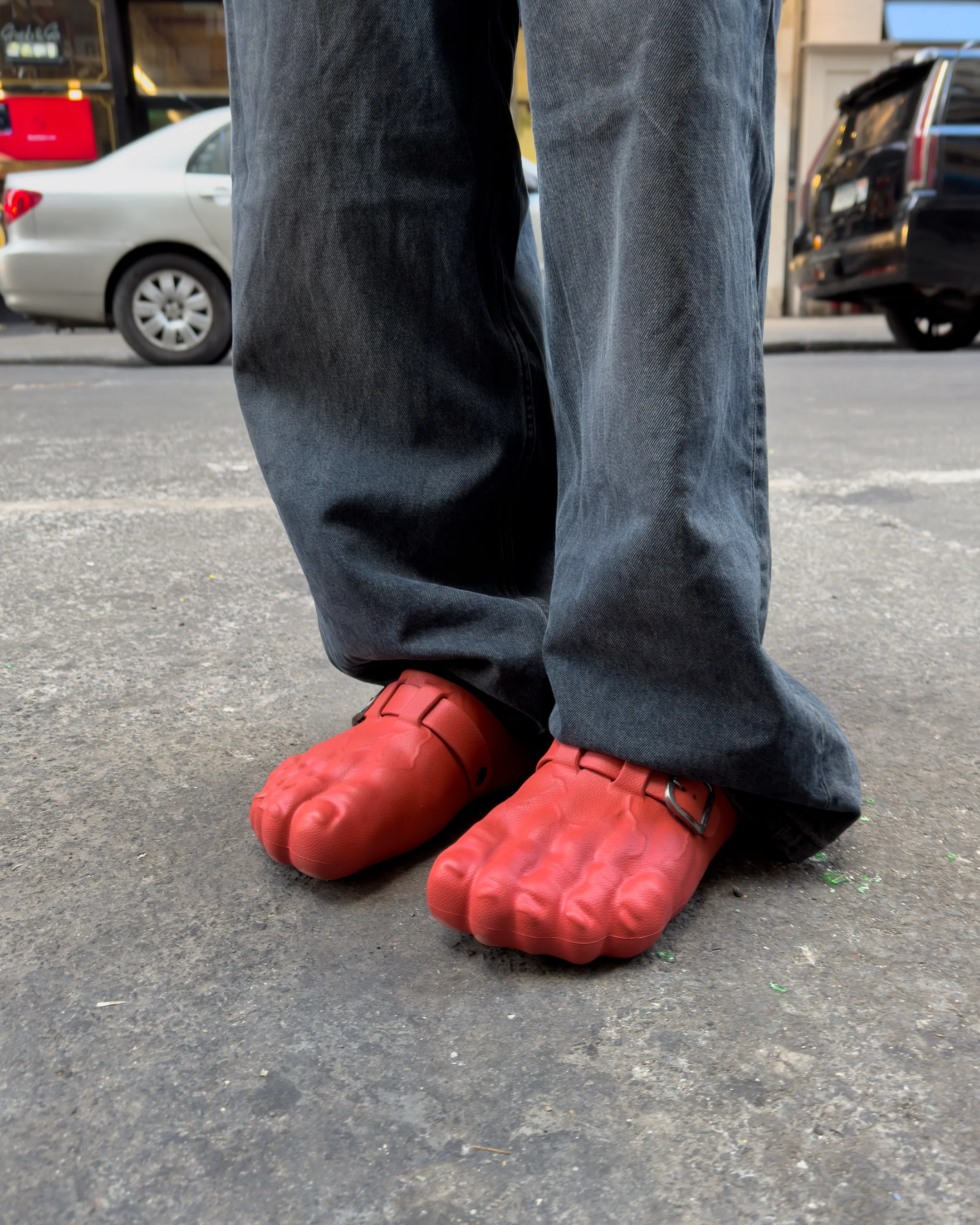 Red Foot Clogs - Image 3