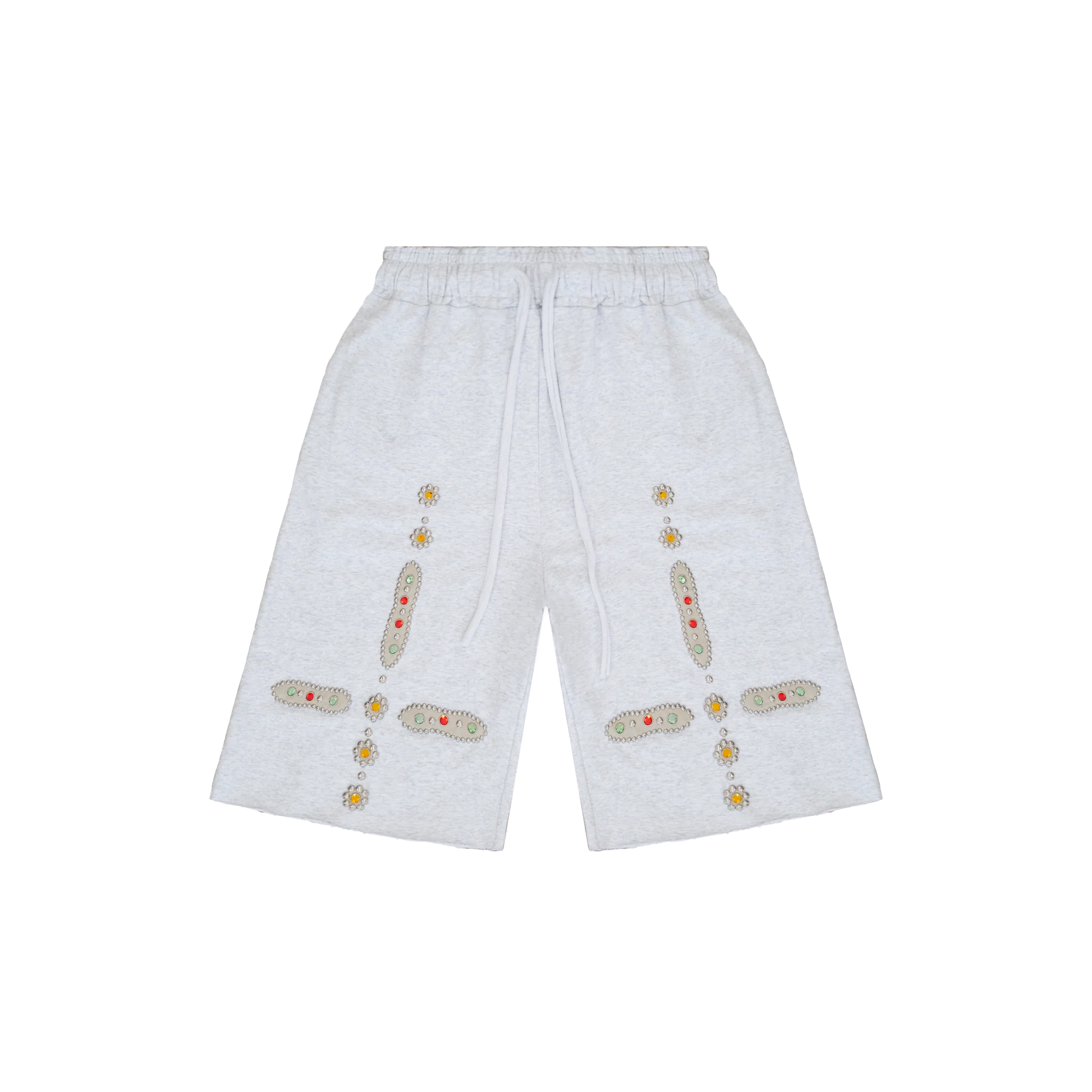 Grey Sapphire Baggy Sweatshorts