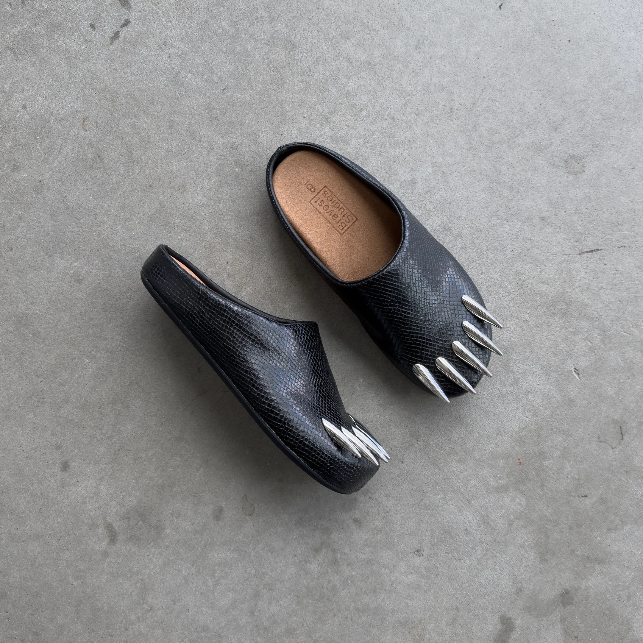 Snakeskin Claw Mules (Two Colorways) - Image 6
