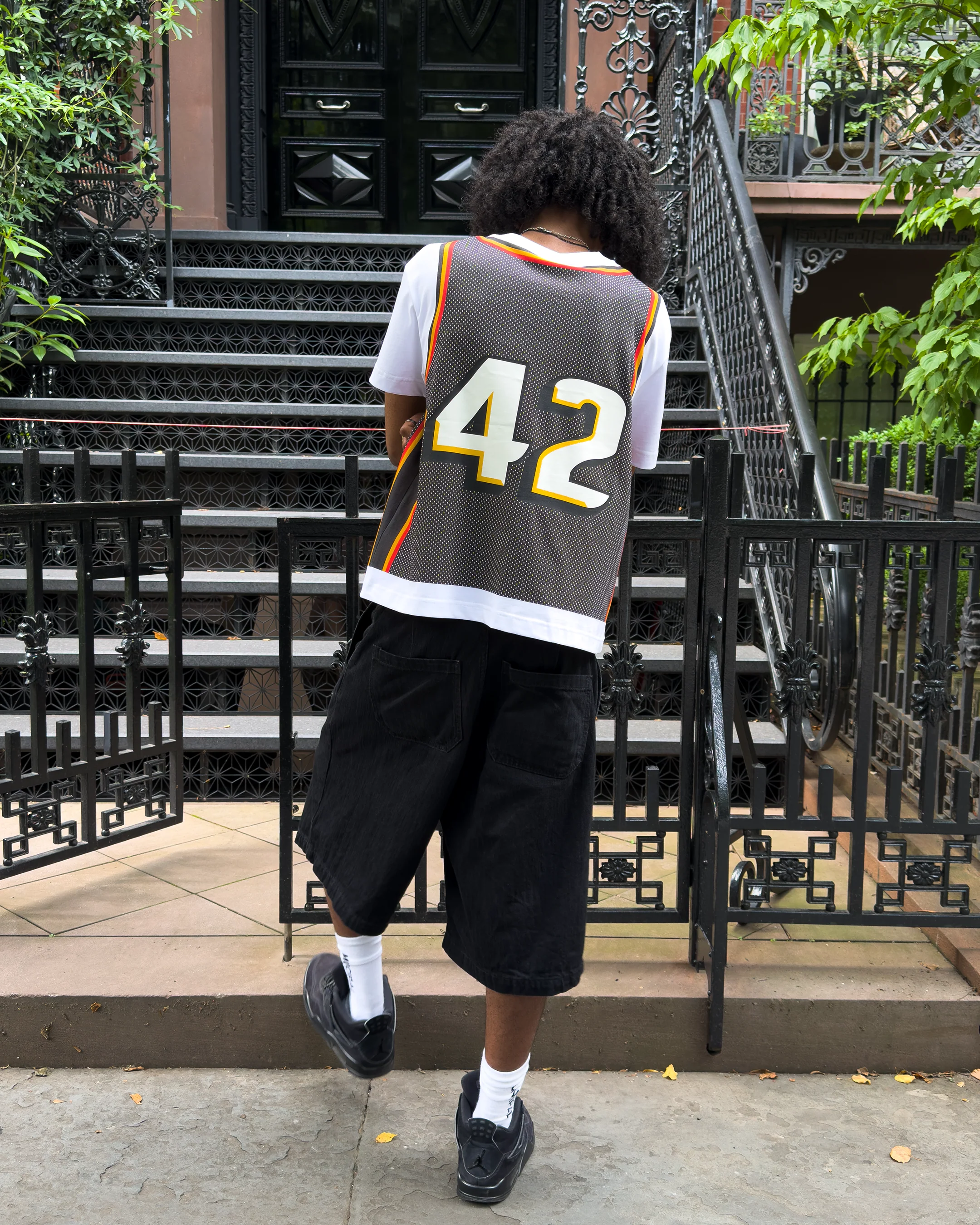 Black Stacks Jersey Tee - Image 3