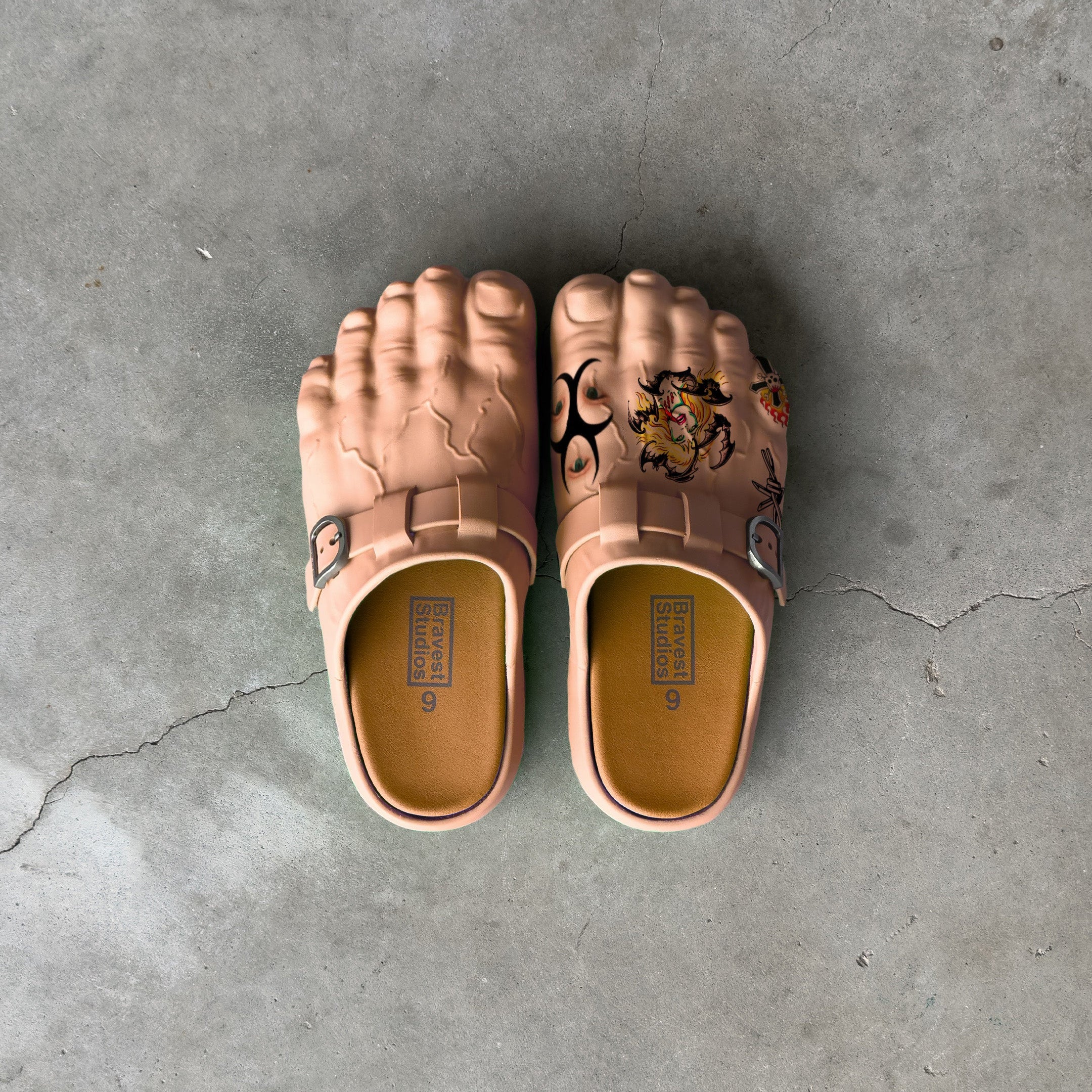 Tattoo Foot Clogs - Image 3