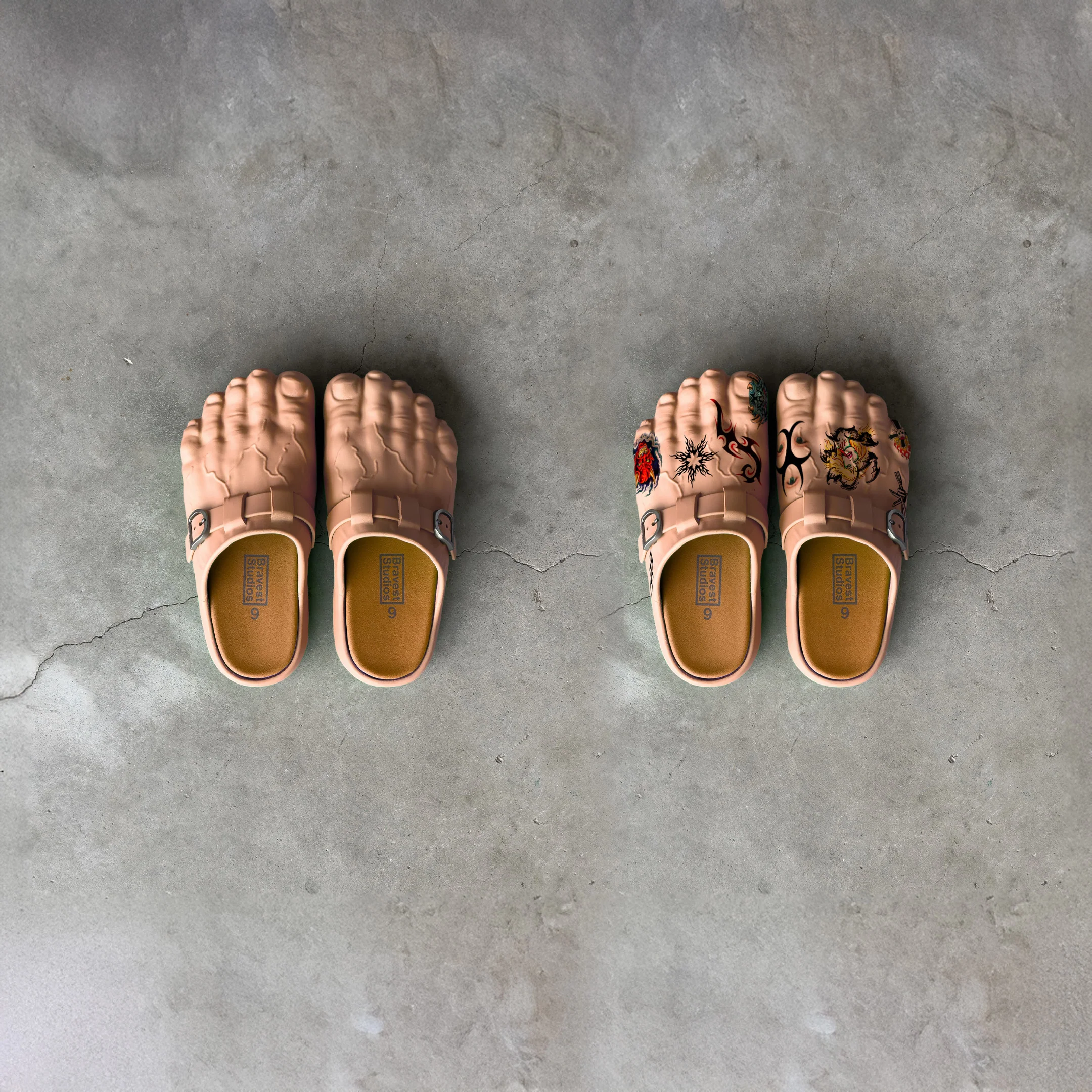 Tattoo Foot Clogs - Image 4