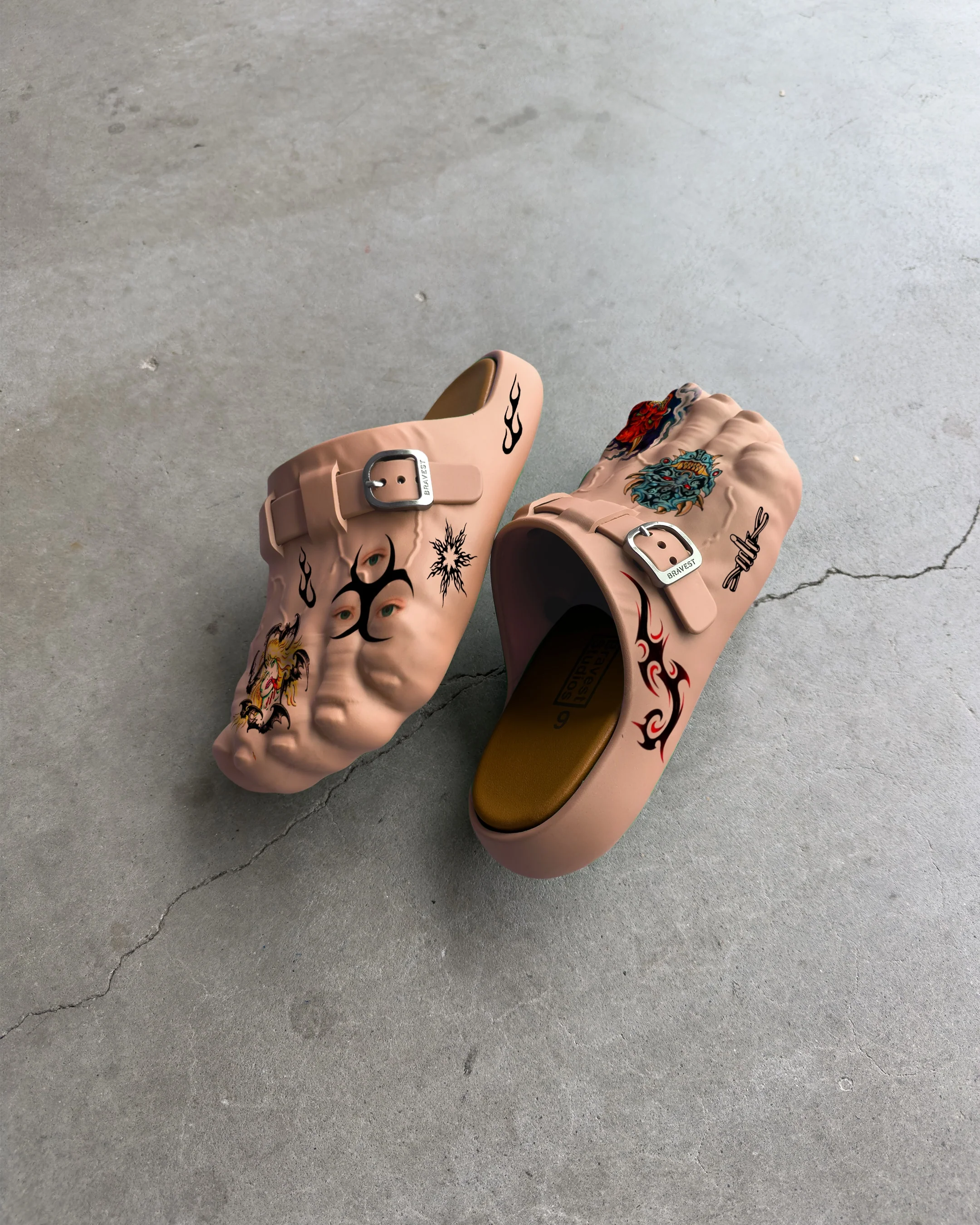 Tattoo Foot Clogs - Image 5