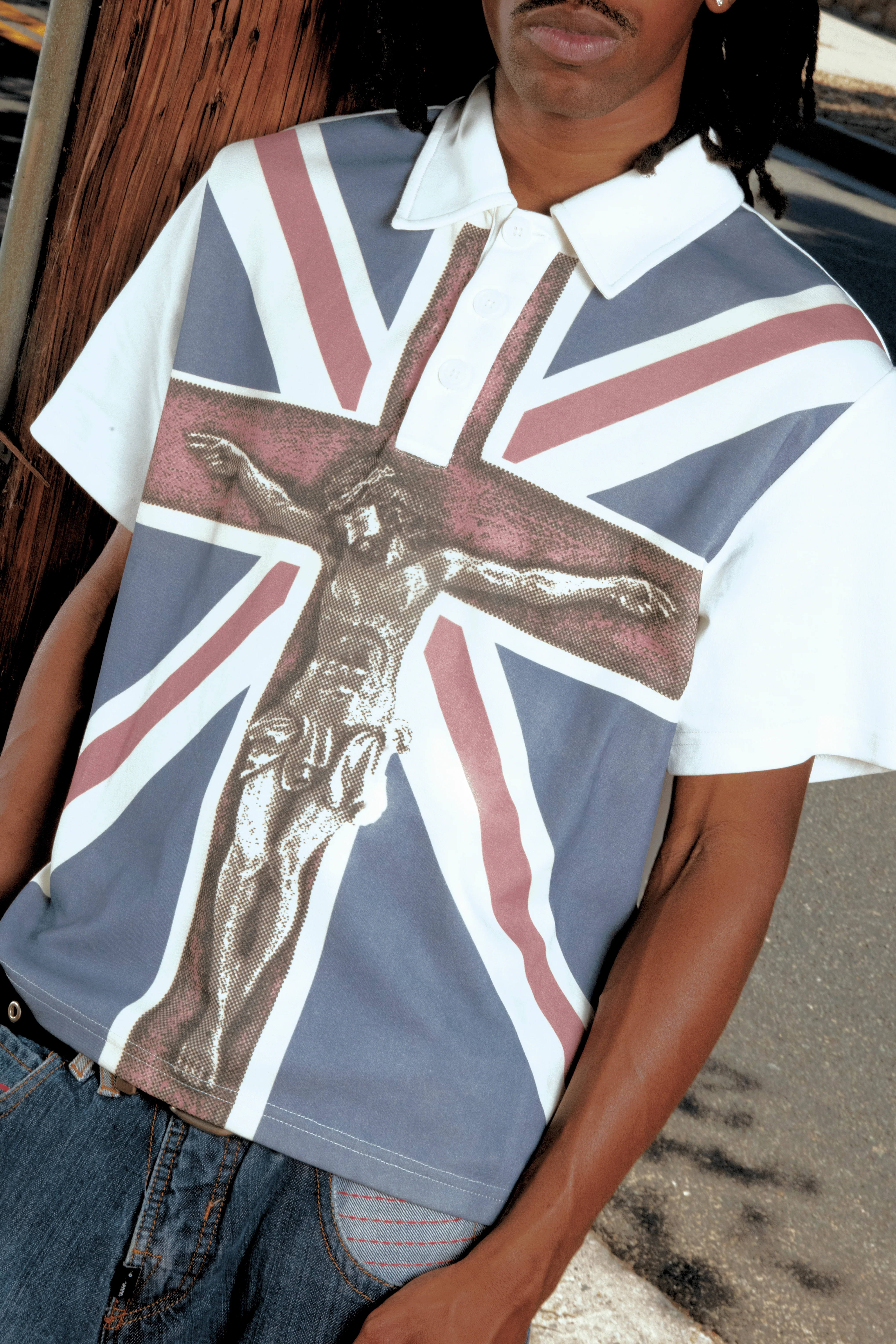 White Union Polo - Image 3