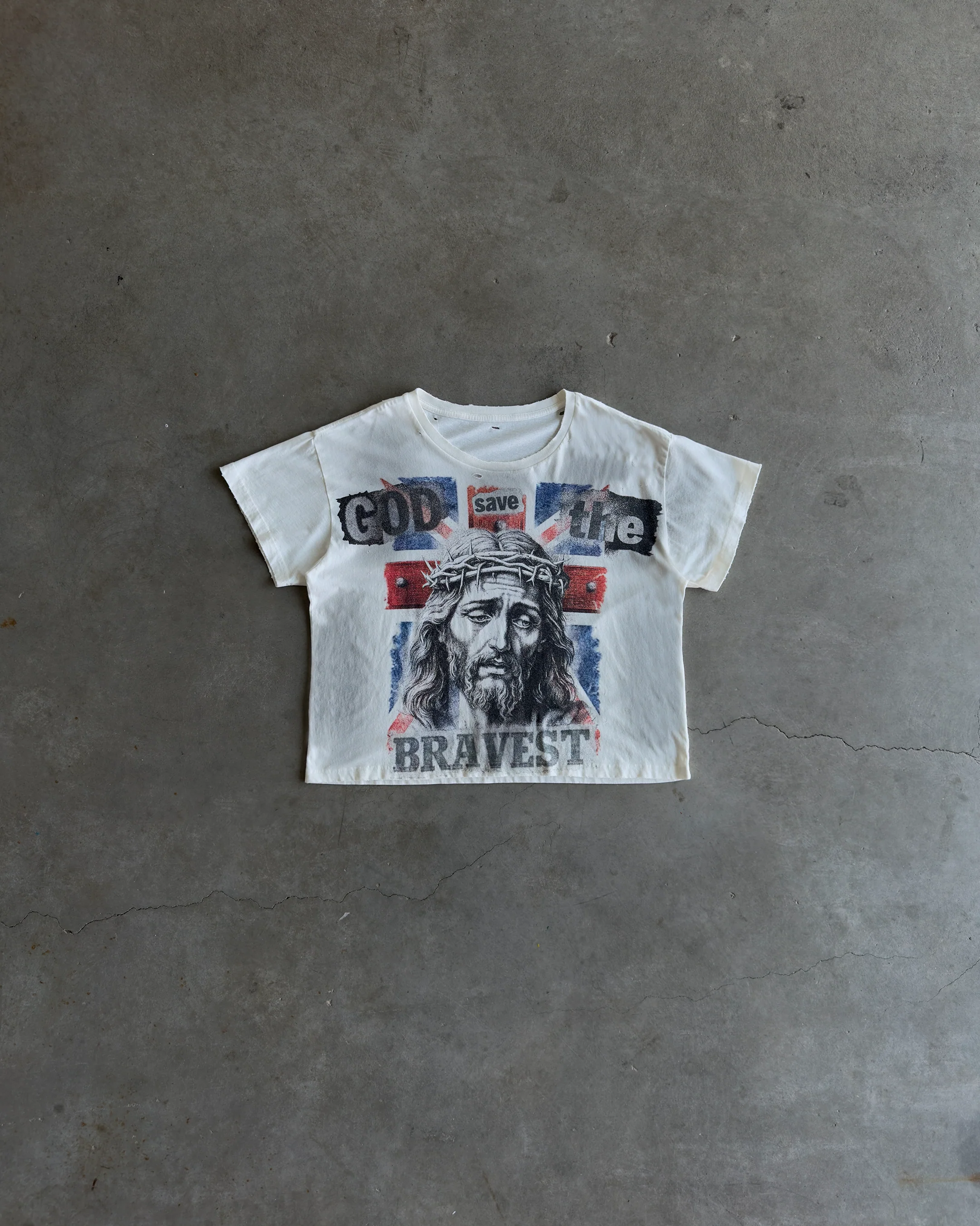 Union Vintage Tee White - Image 3