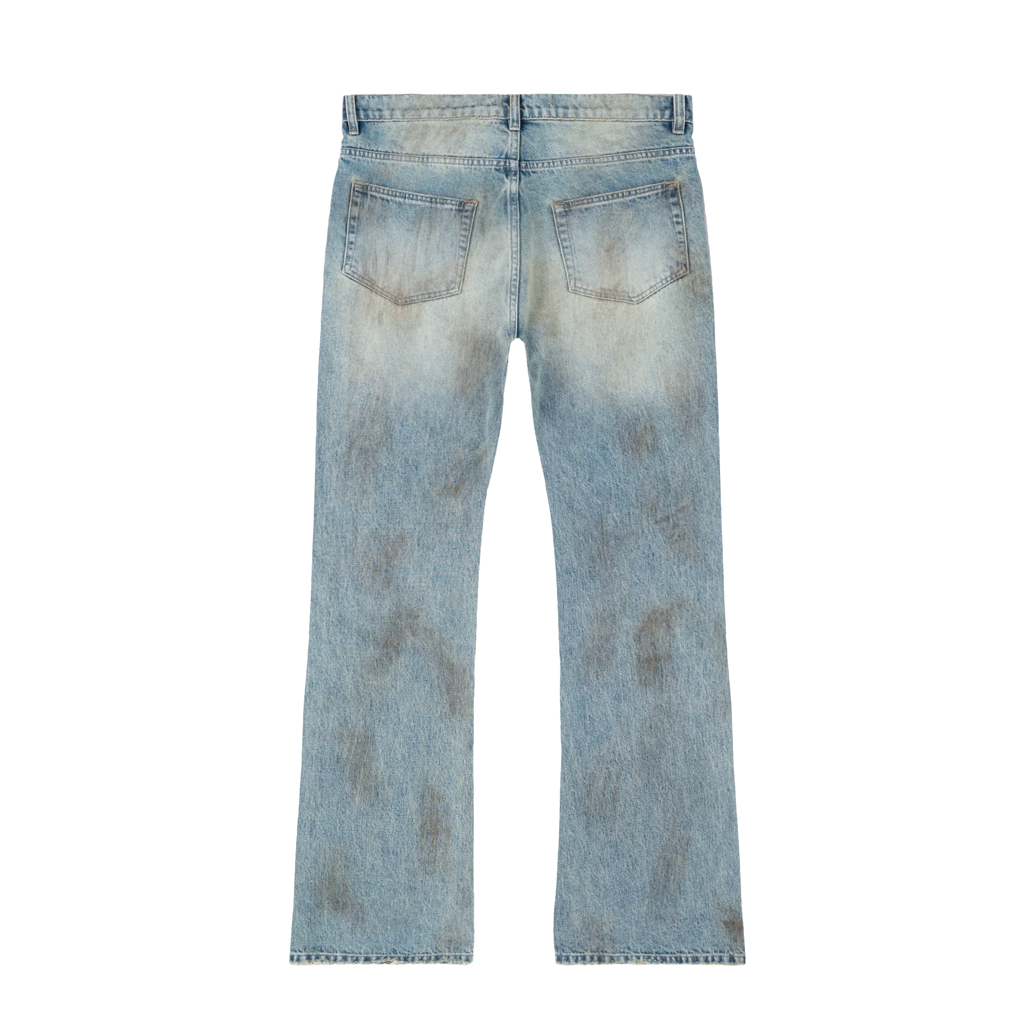 Urchin Dirty Wash Flare Denim - Image 8