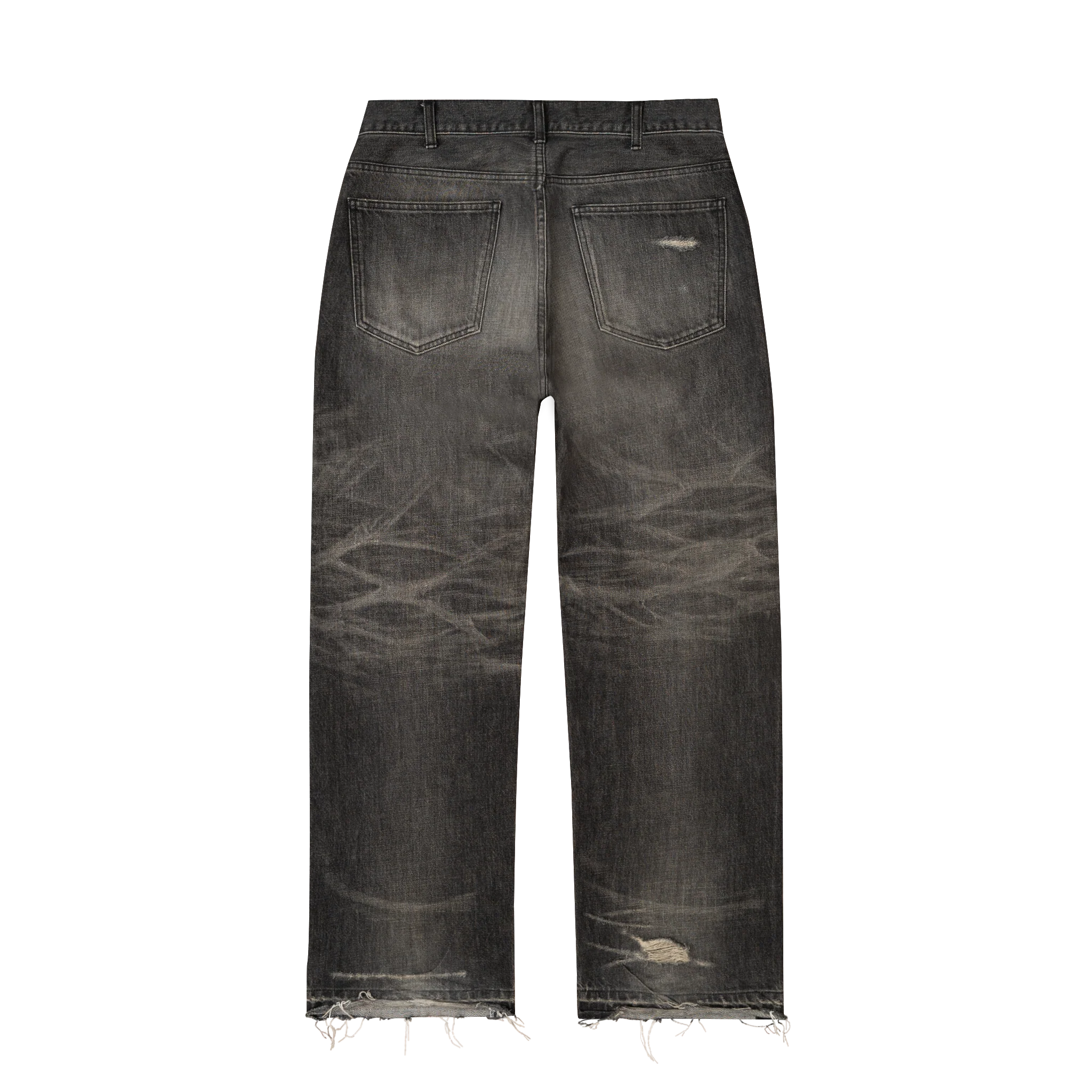 Vintage Black Thrashed Denim (UPGRADED) - Image 3