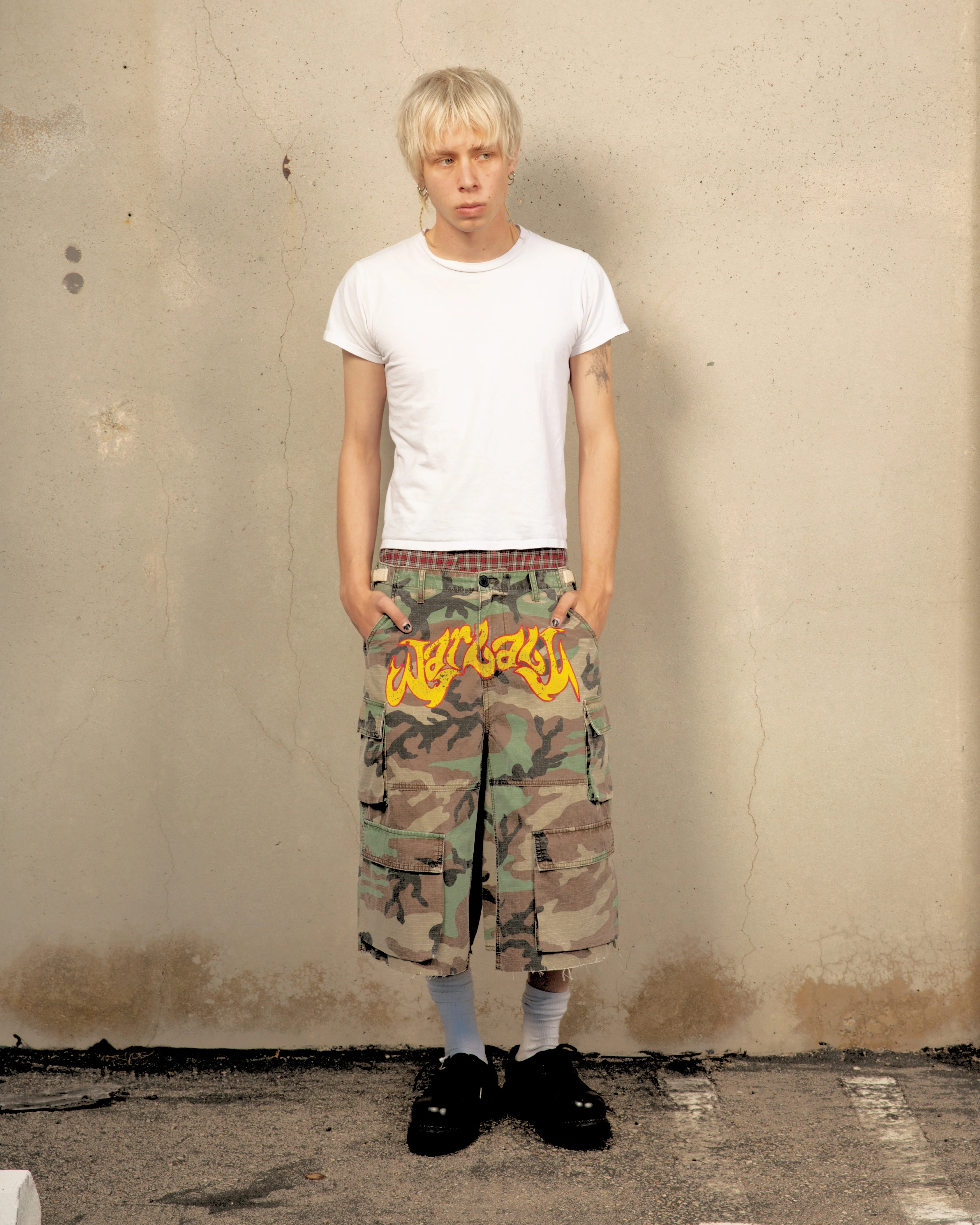 War Baby Camo Cargo Shorts - Image 3