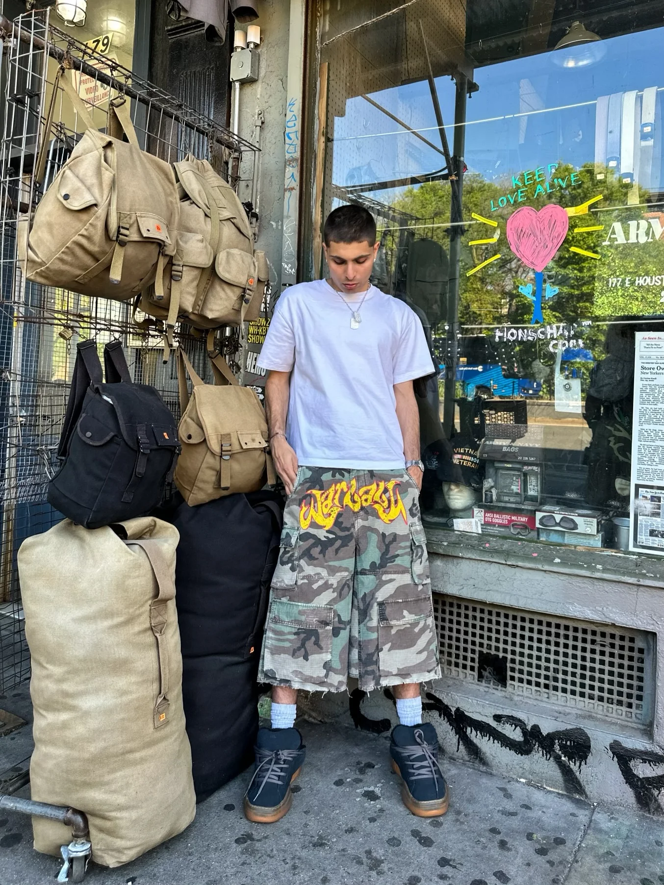 War Baby Camo Cargo Shorts - Image 4