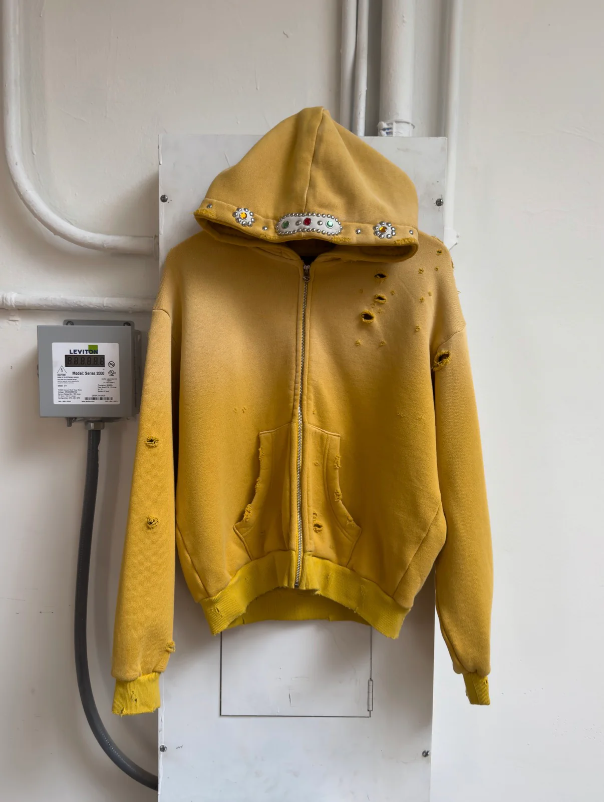 Yellow Sapphire Zip Hoodie - Image 3